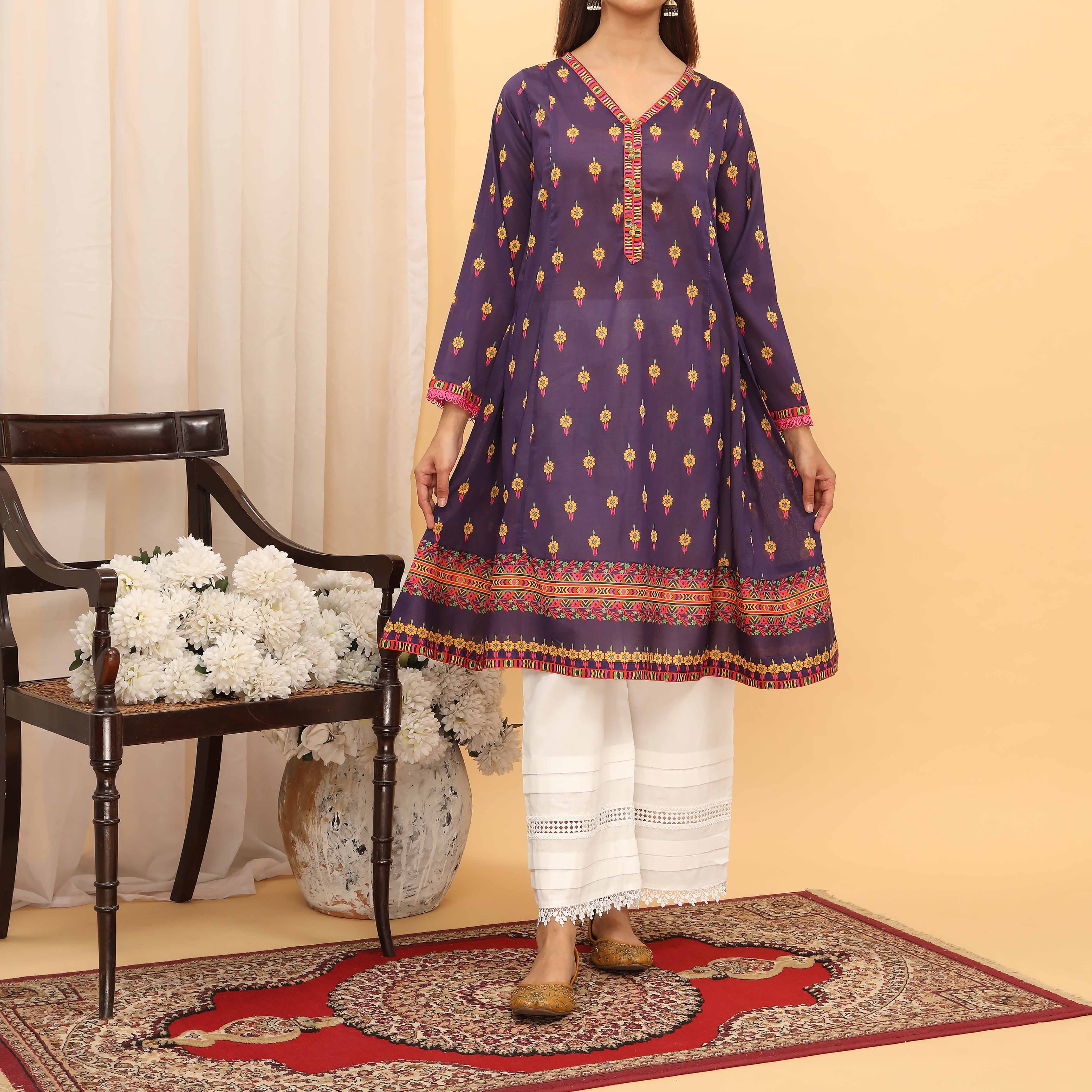 1PC- Digital Printed Lawn Shirt PS5189