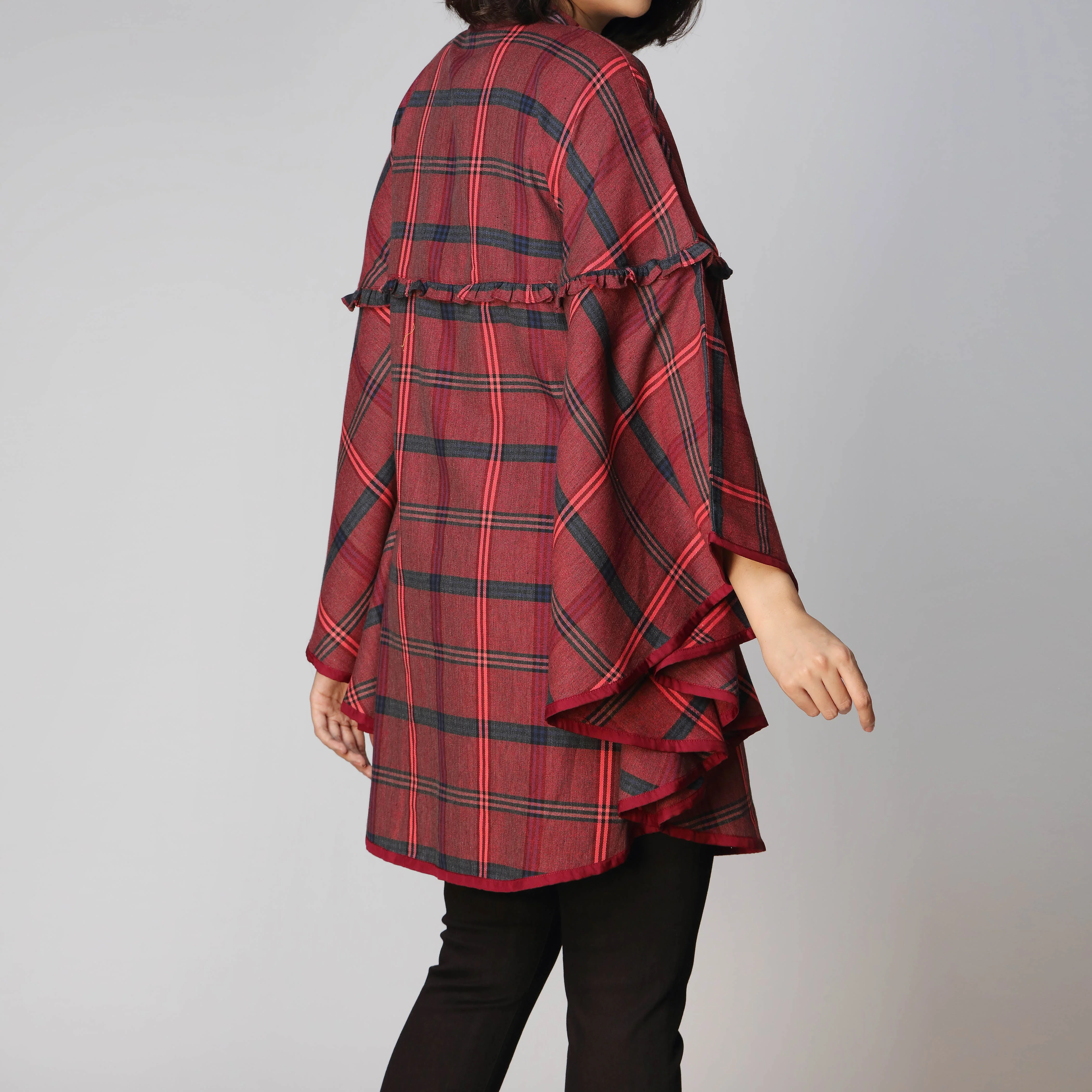 1PC- Flannel Checkered Shirt PW2265 - Image 3