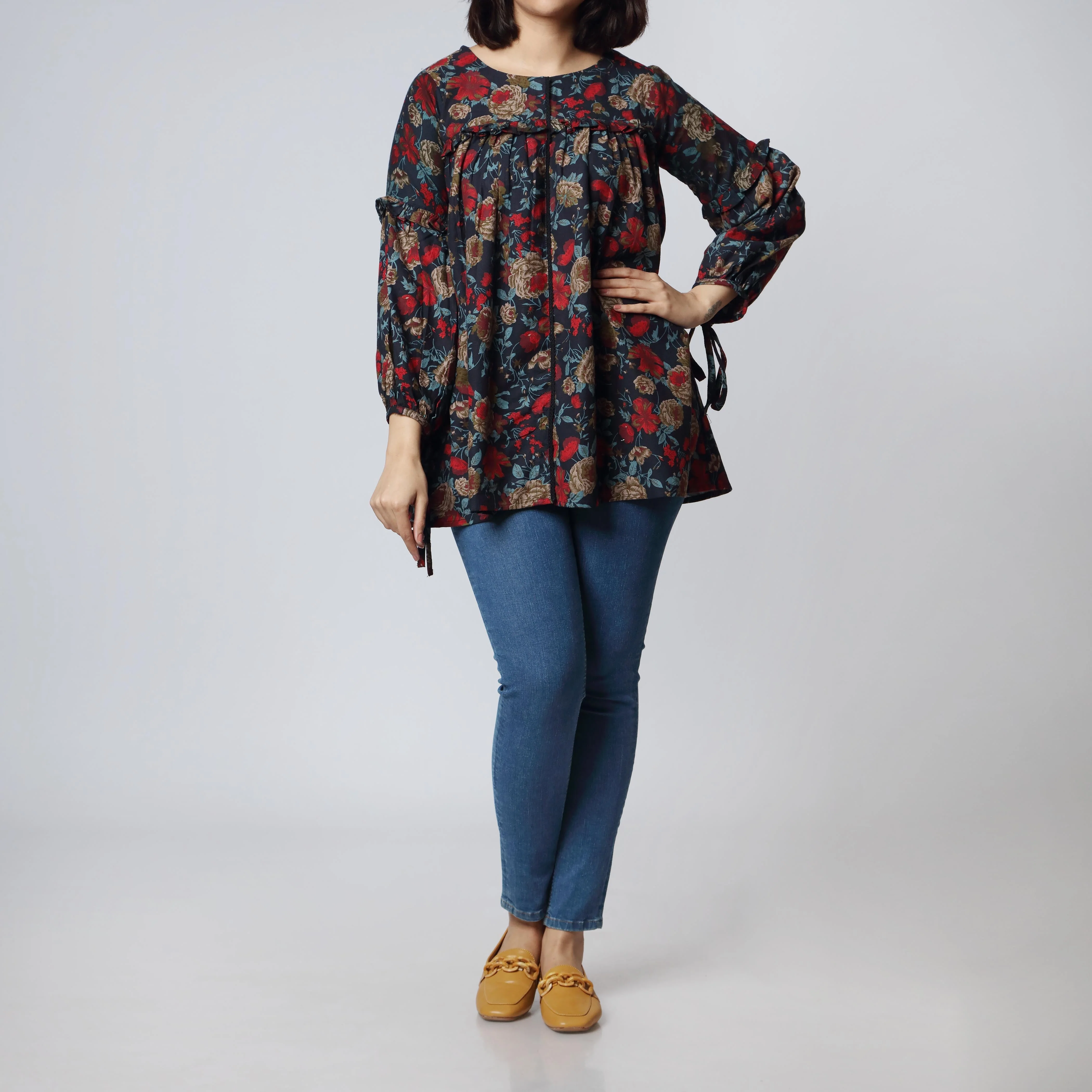 1PC- Flannel Printed Shirt PW2306