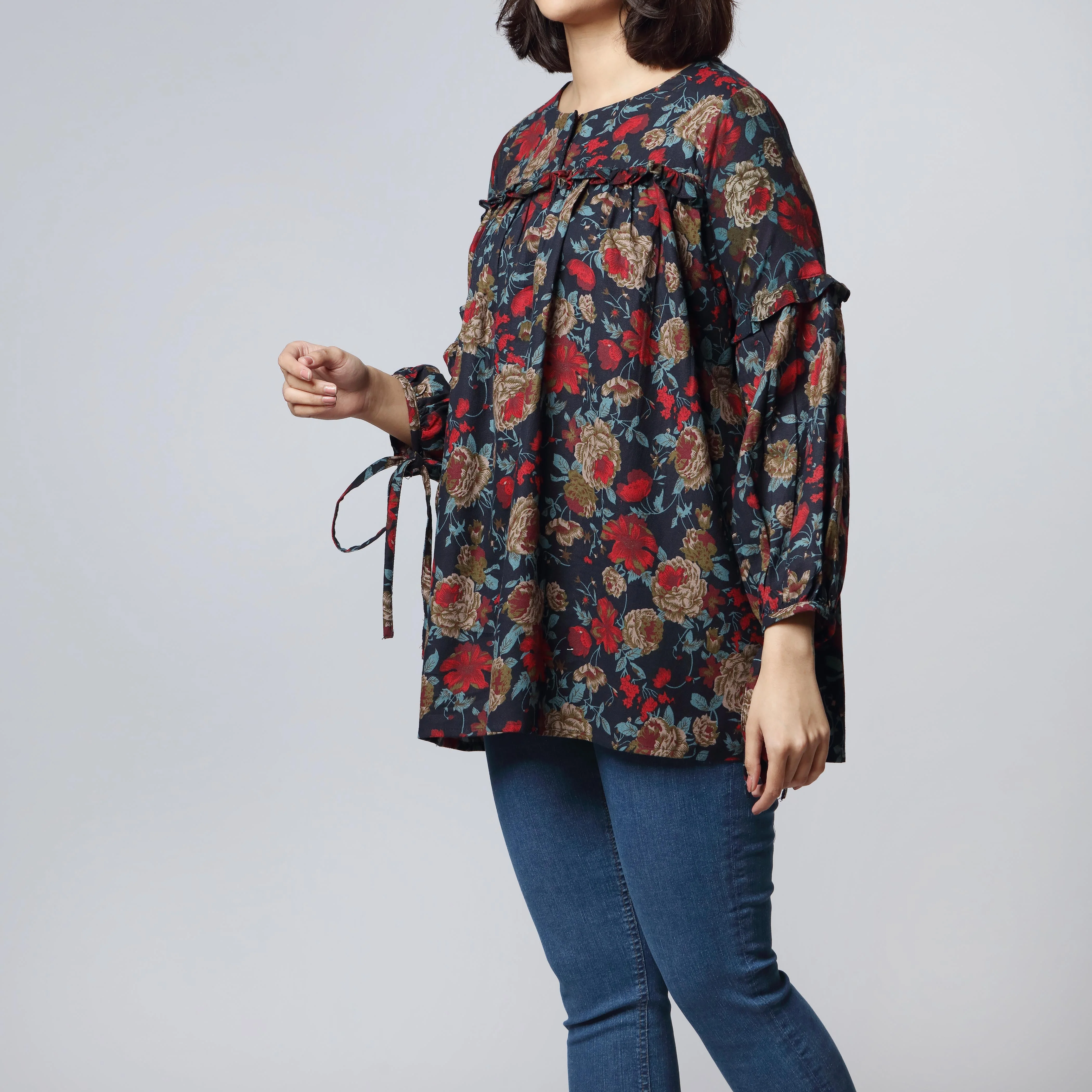 1PC- Flannel Printed Shirt PW2306 - Image 2
