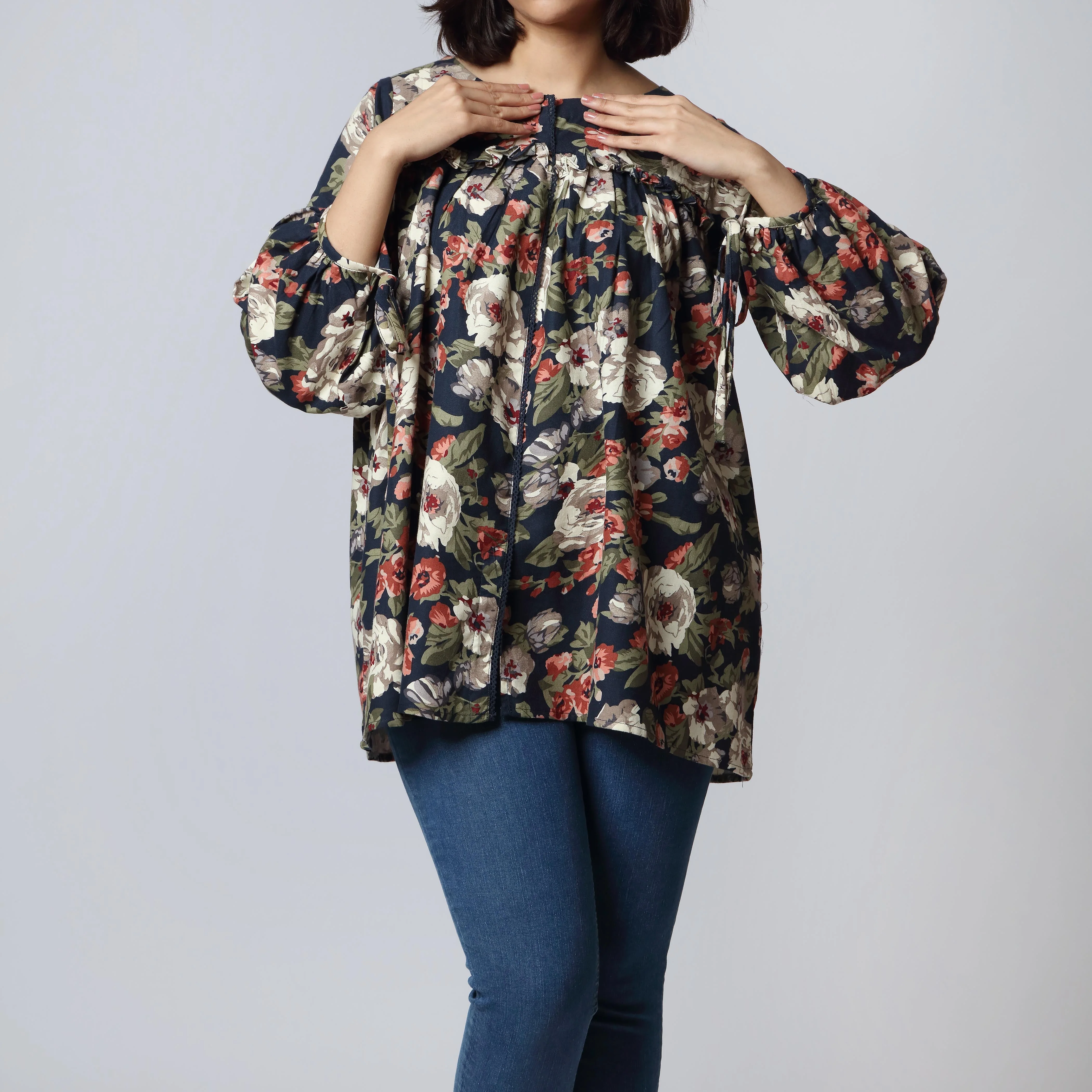 1PC- Flannel Printed Shirt PW2339 - Image 3