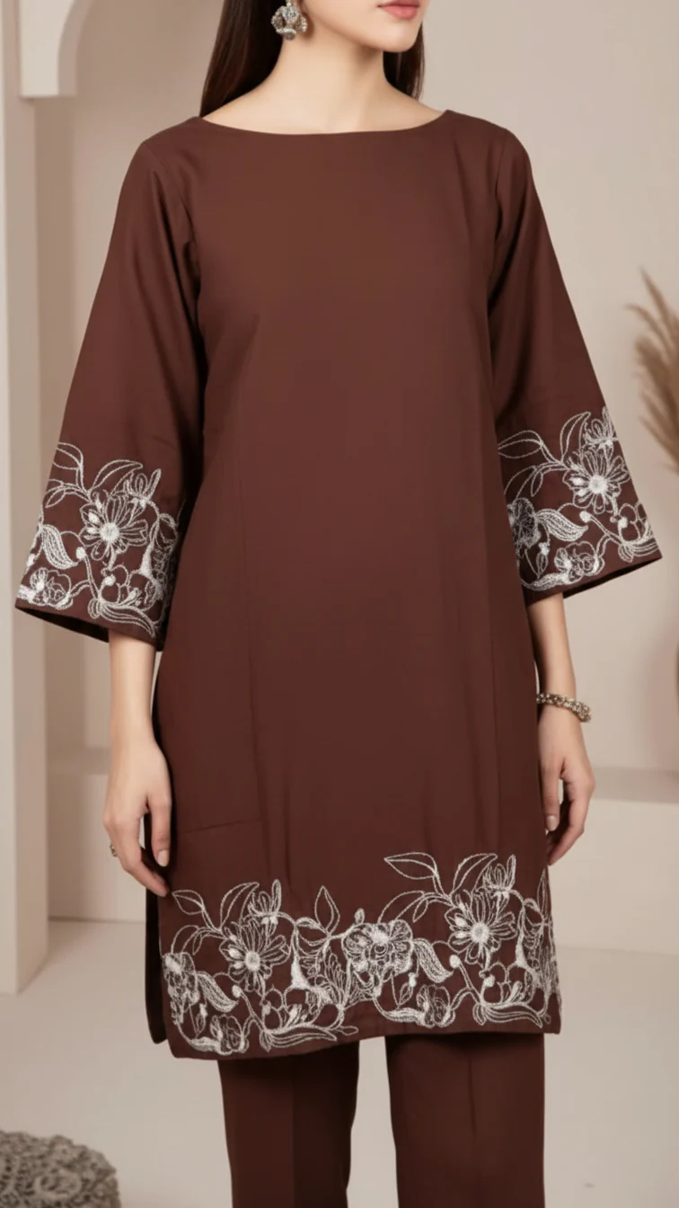 1PC Slub Khaddar Shirt PW5041