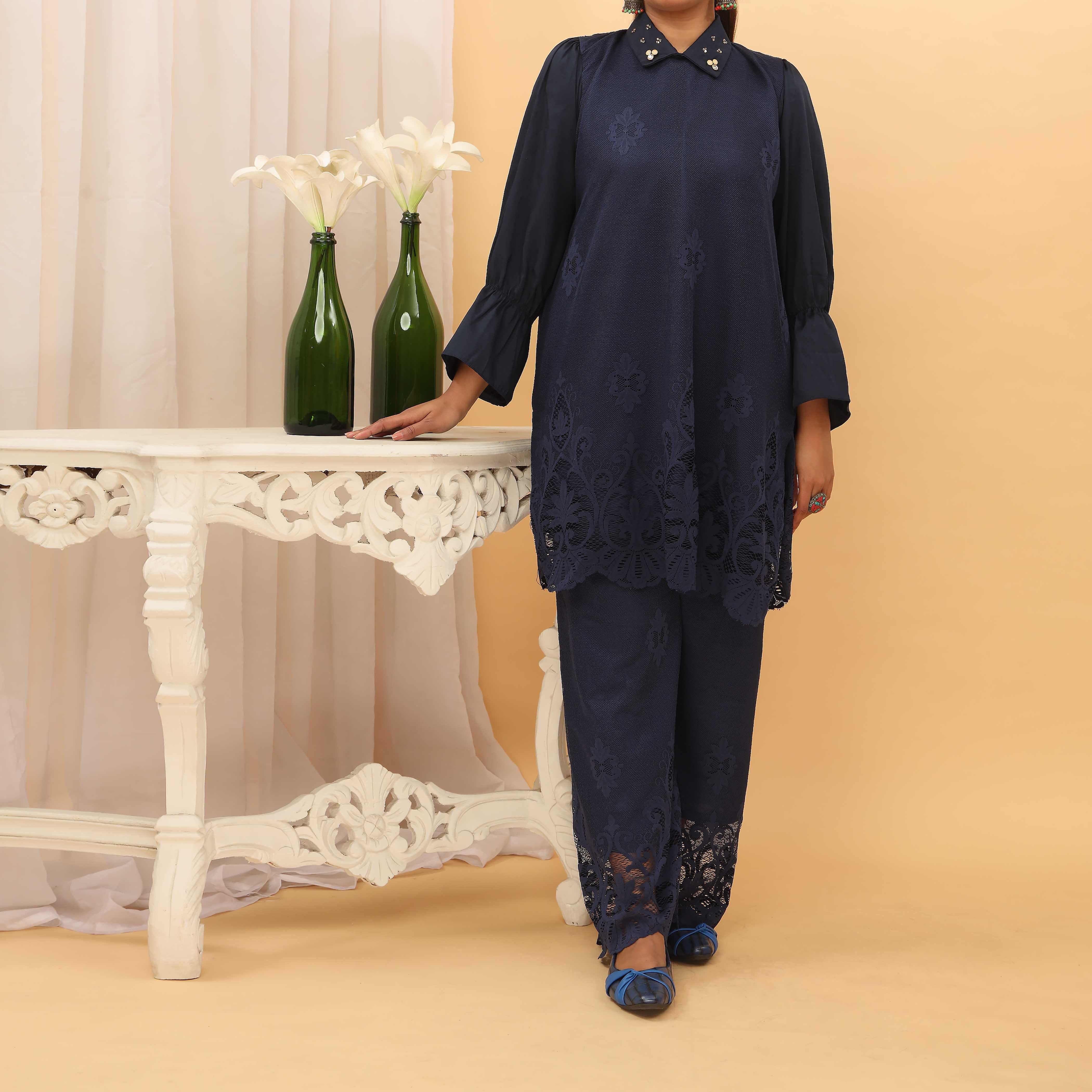 2PC- Chantilly Net Suit PS5003