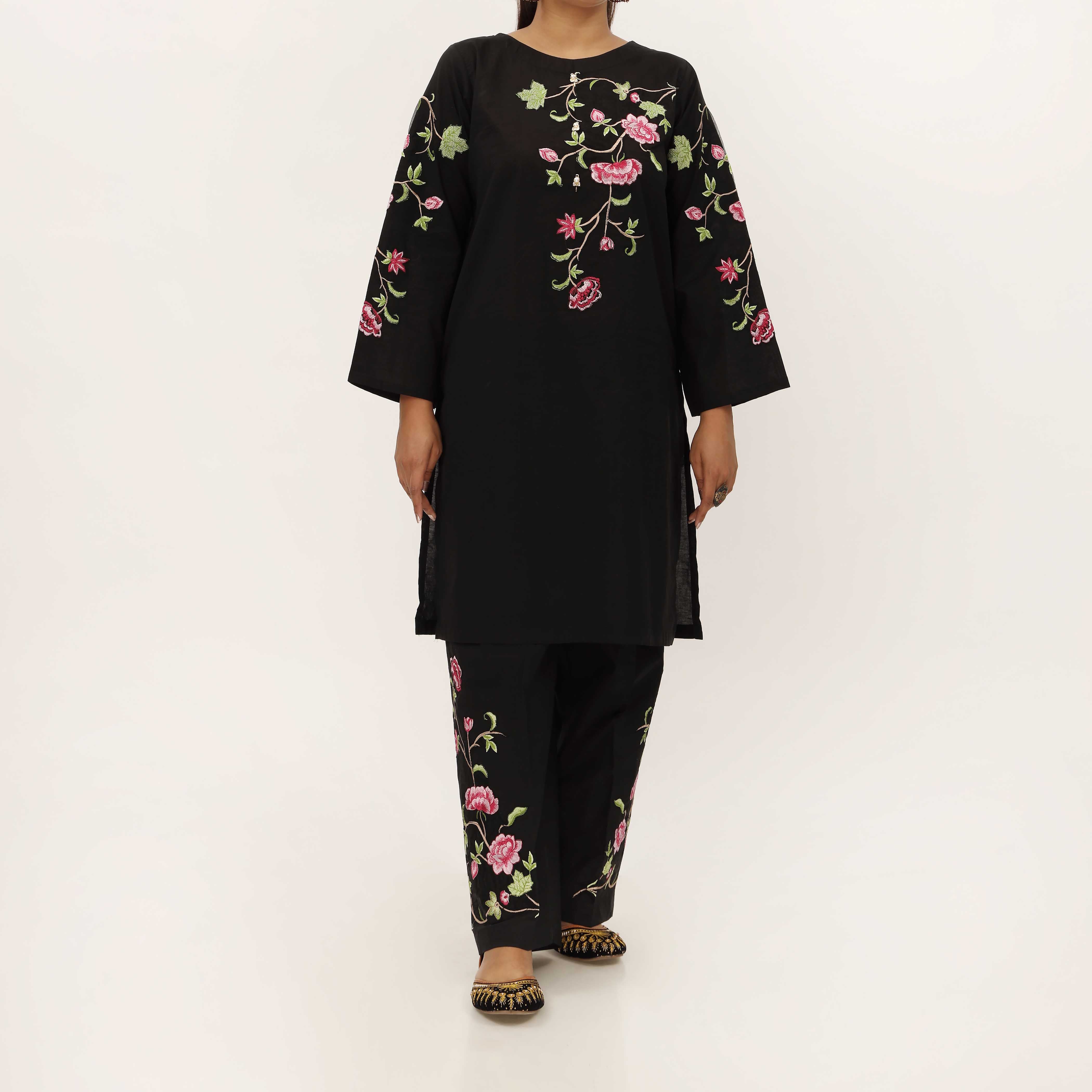 2PC- Cotton Cambric Suit PS5186