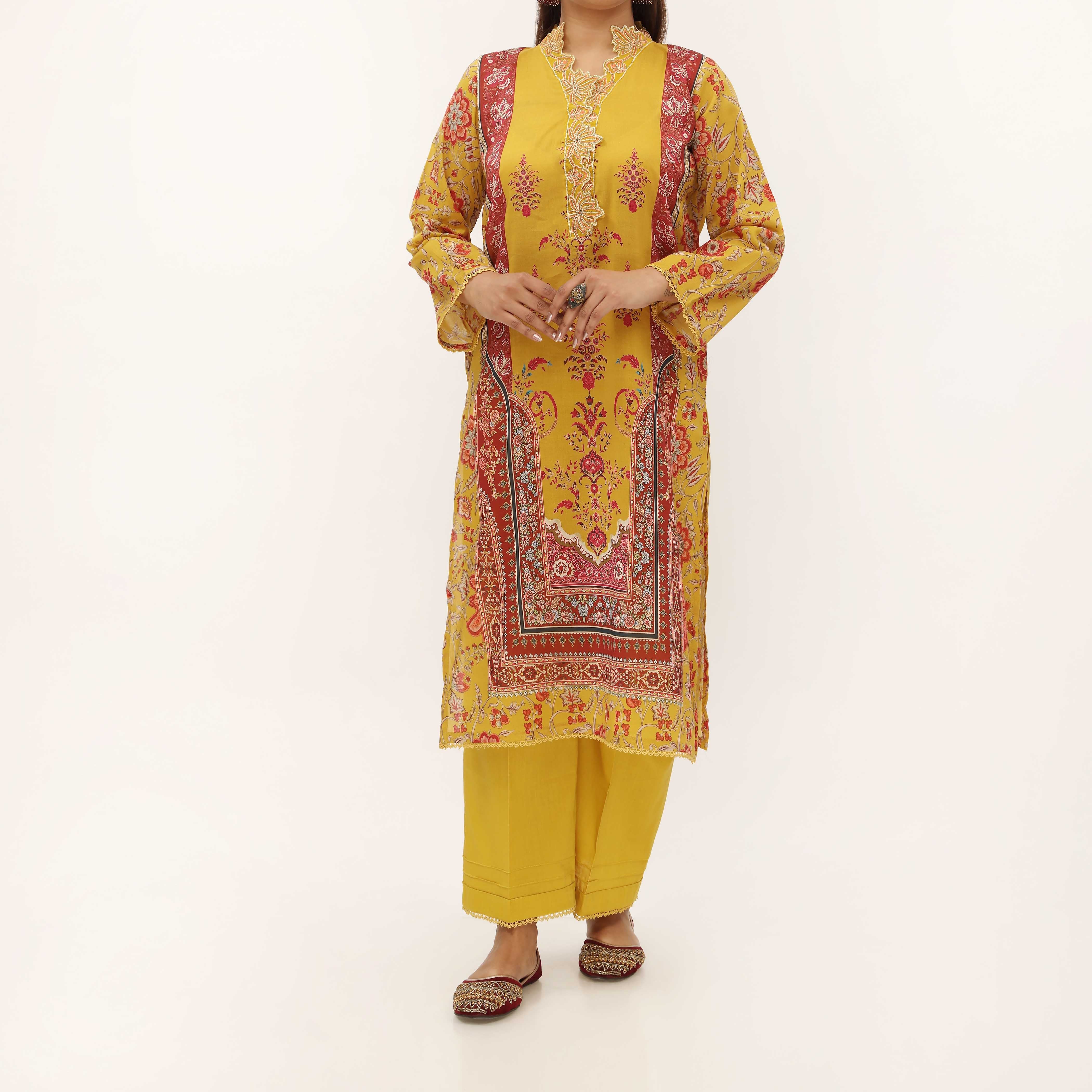 2PC- Digital Printed Lawn Suit PS5319 - Image 2