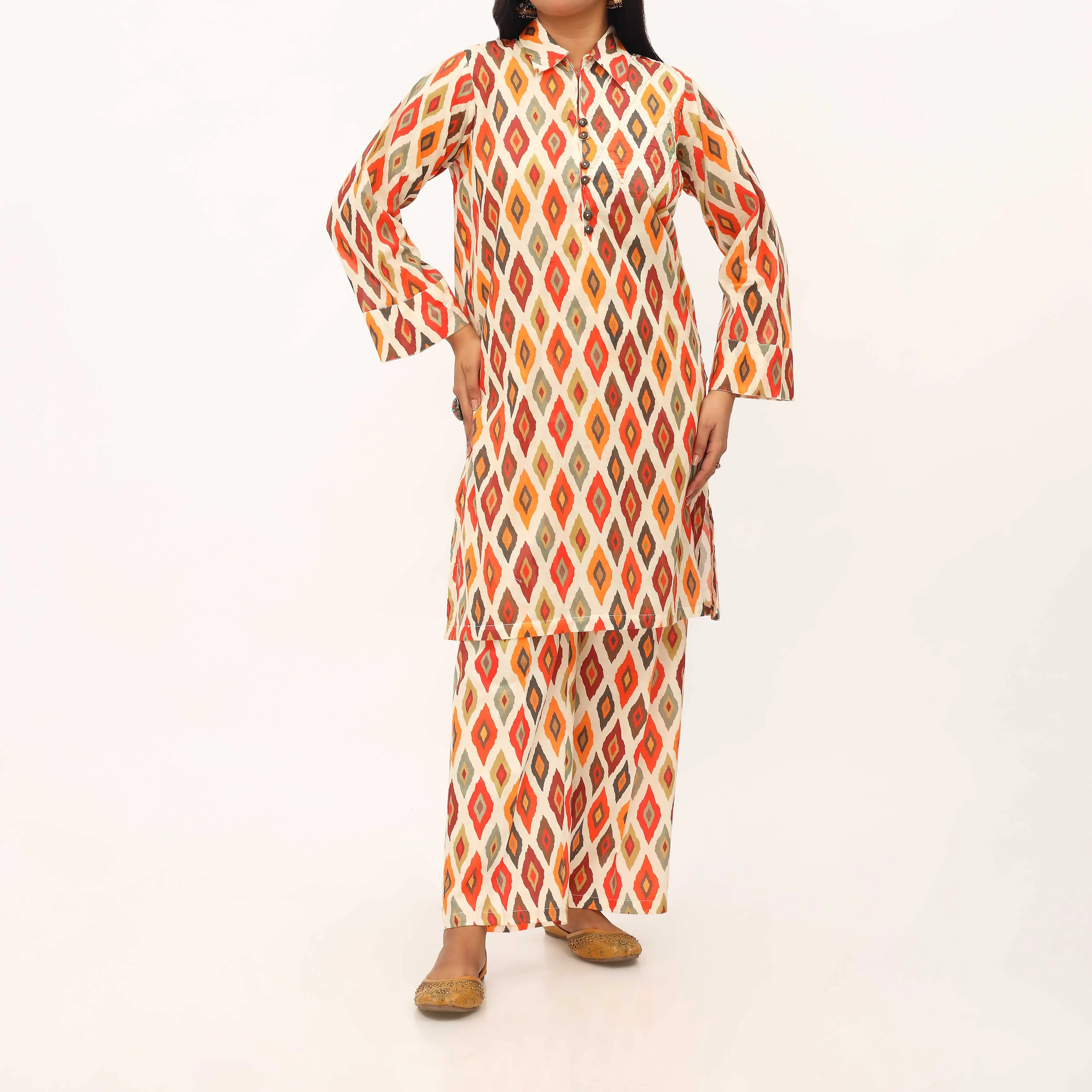 2PC- Digital Printed Lawn Suit PS5402