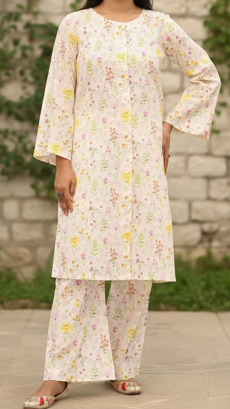 2PC- Digital Printed Lawn Suit PS5425