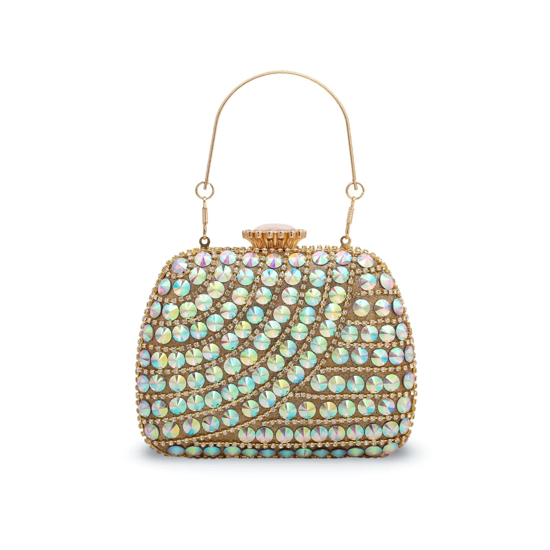 AB Golden Fancy Clutch P23840
