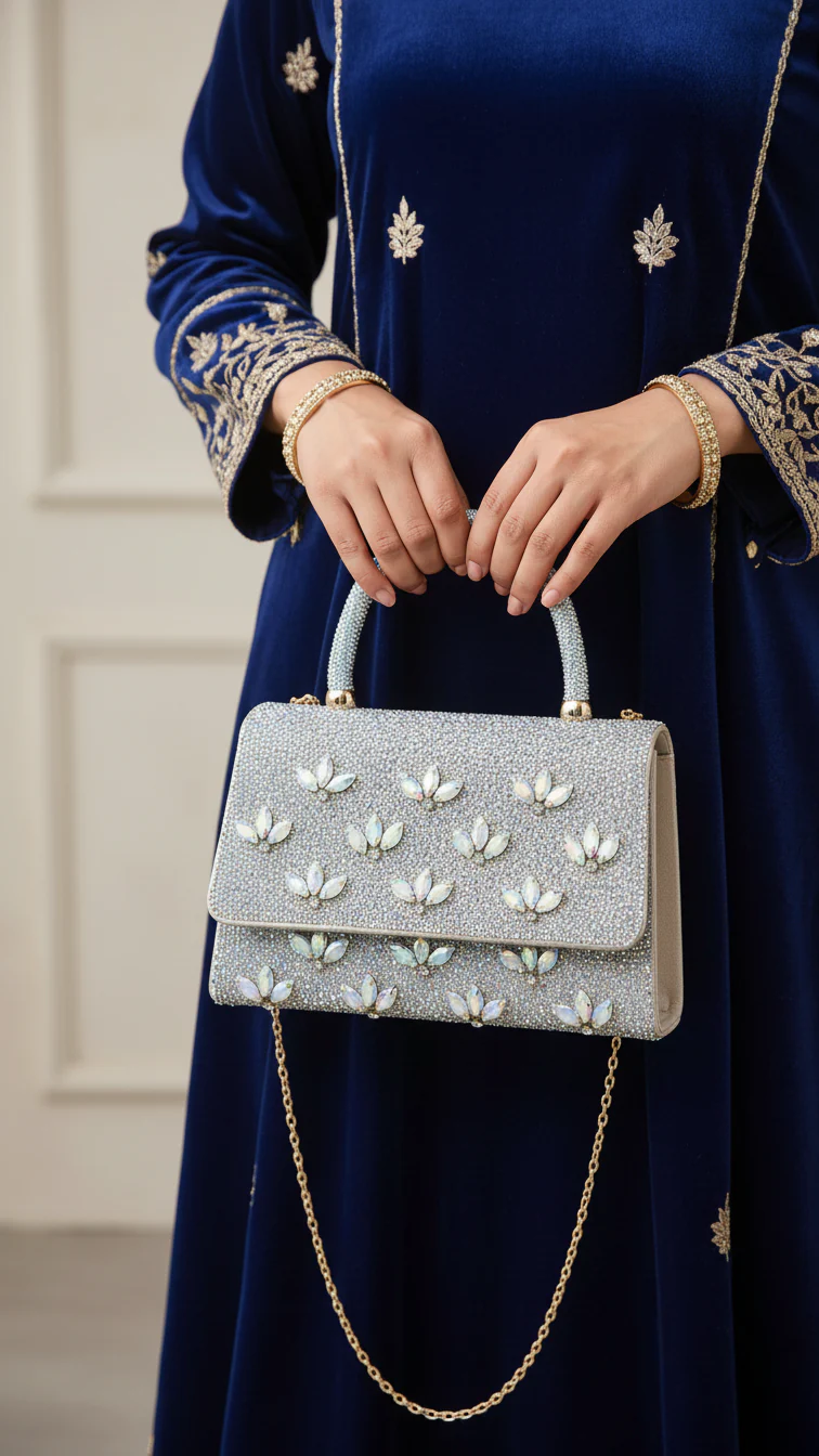 AB Golden Fancy Shoulder Bag P24334
