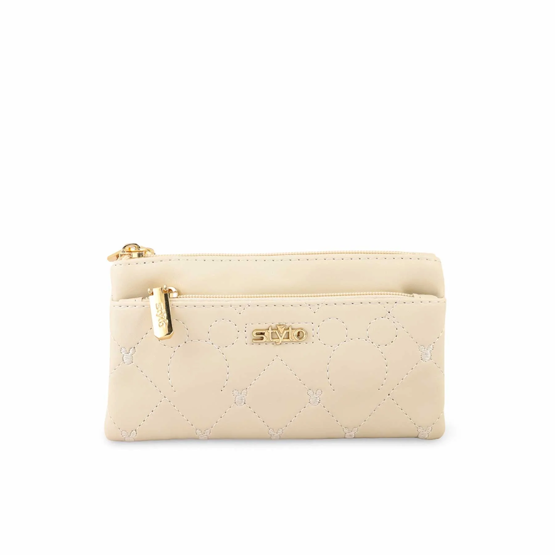 Beige Casual Pouch P97647