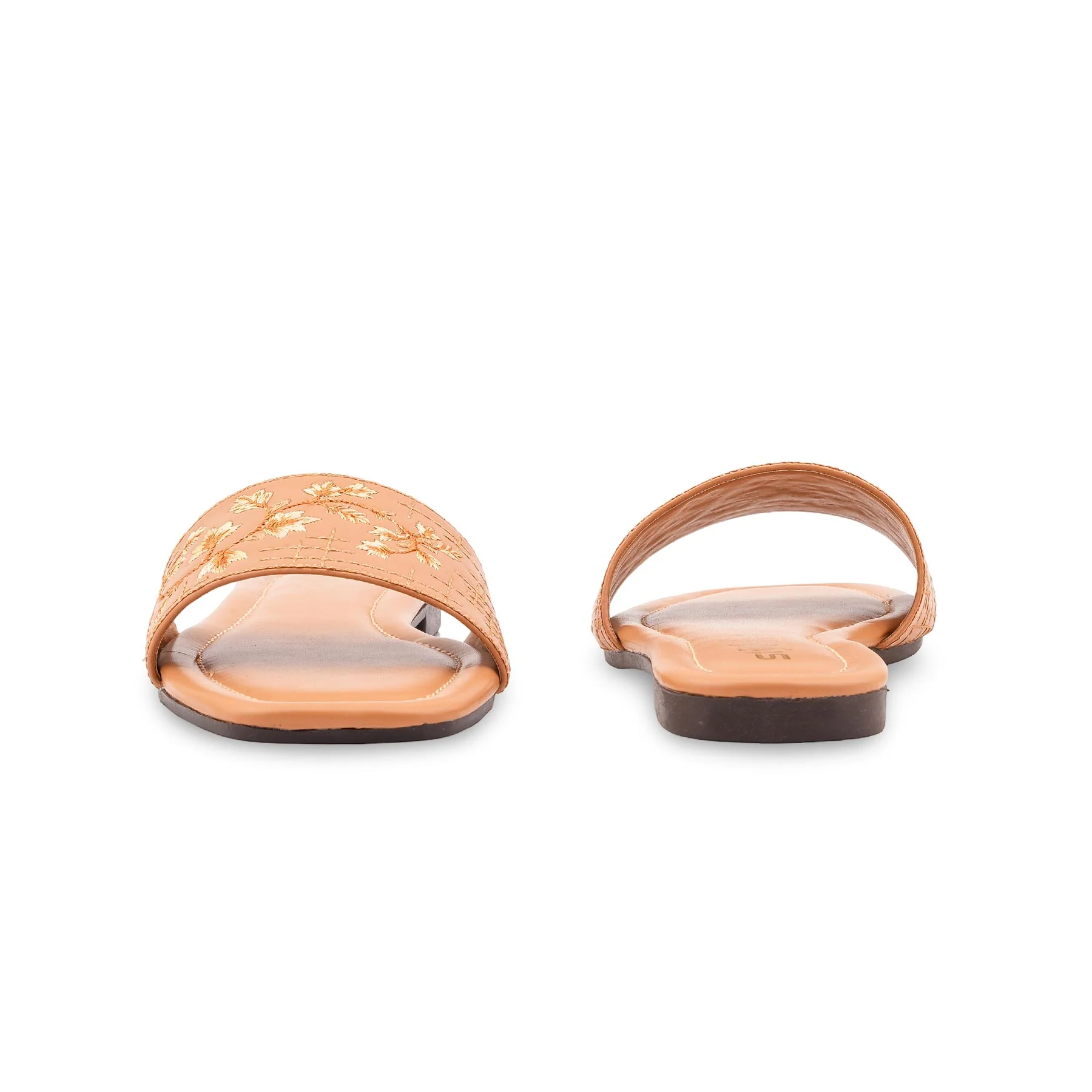 Beige Casual Slipper For Ladies CL2273 - Image 3