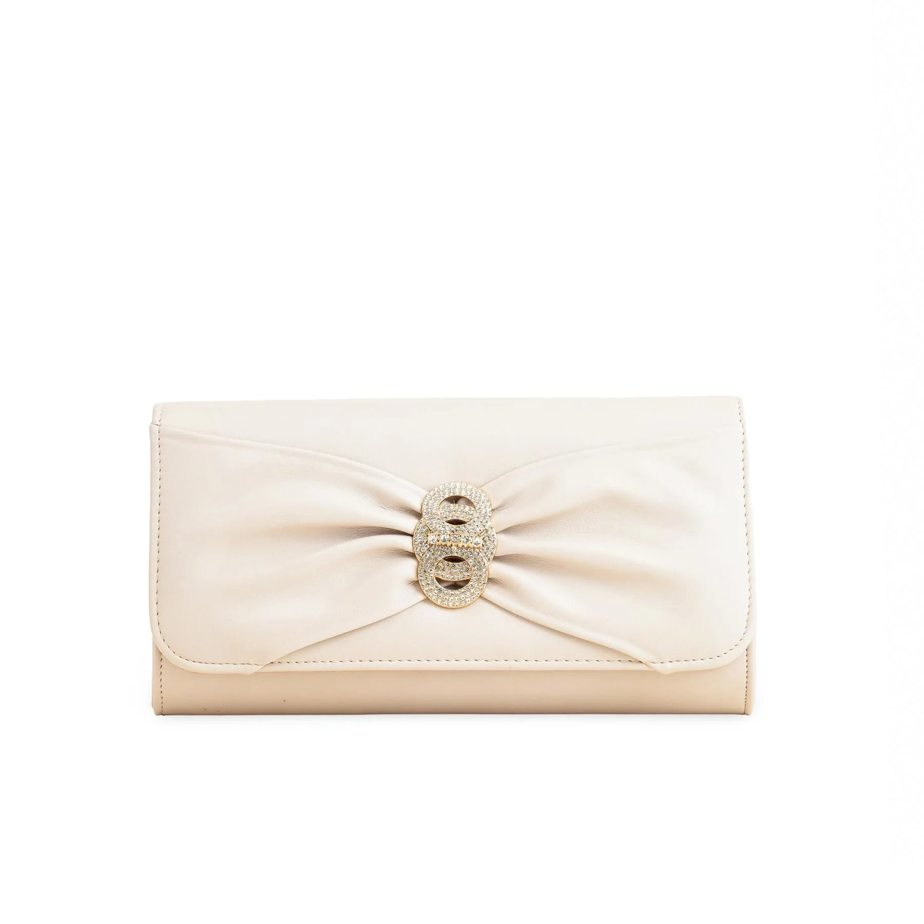 Beige Formal Clutch P24218