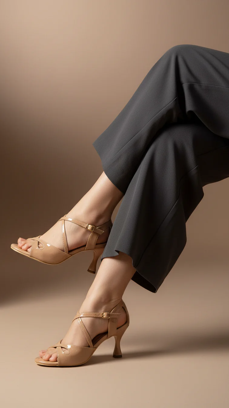 Beige Formal Sandal For Women FR5441
