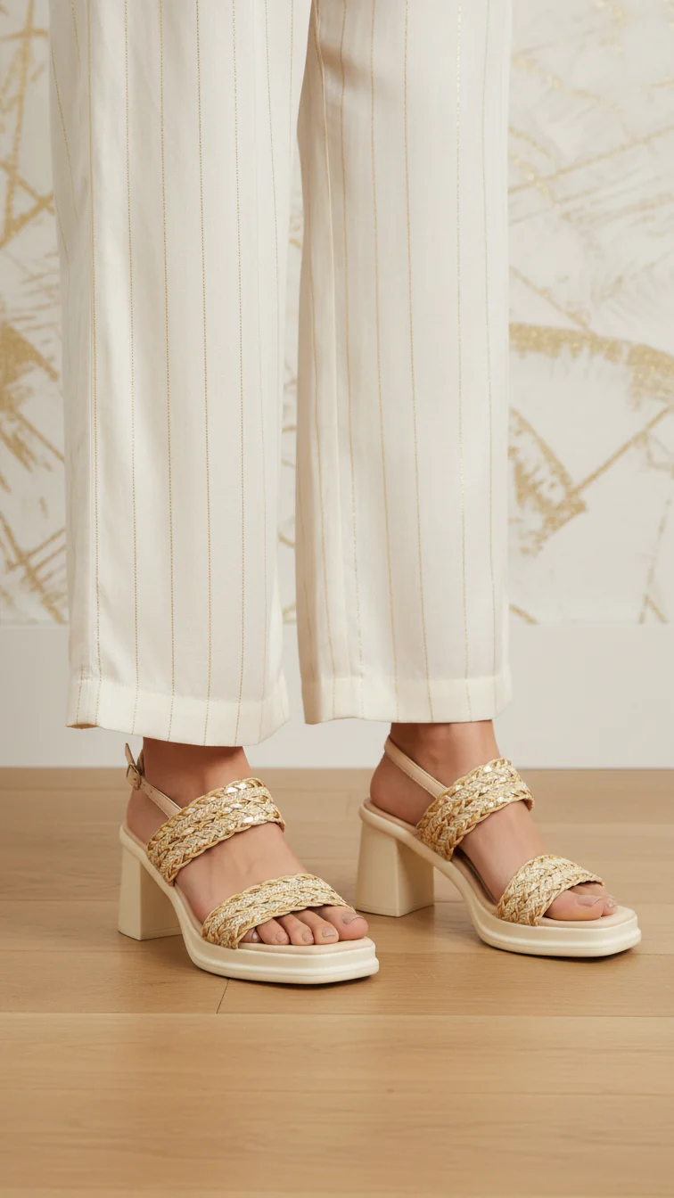 Beige Formal Sandal PU0457