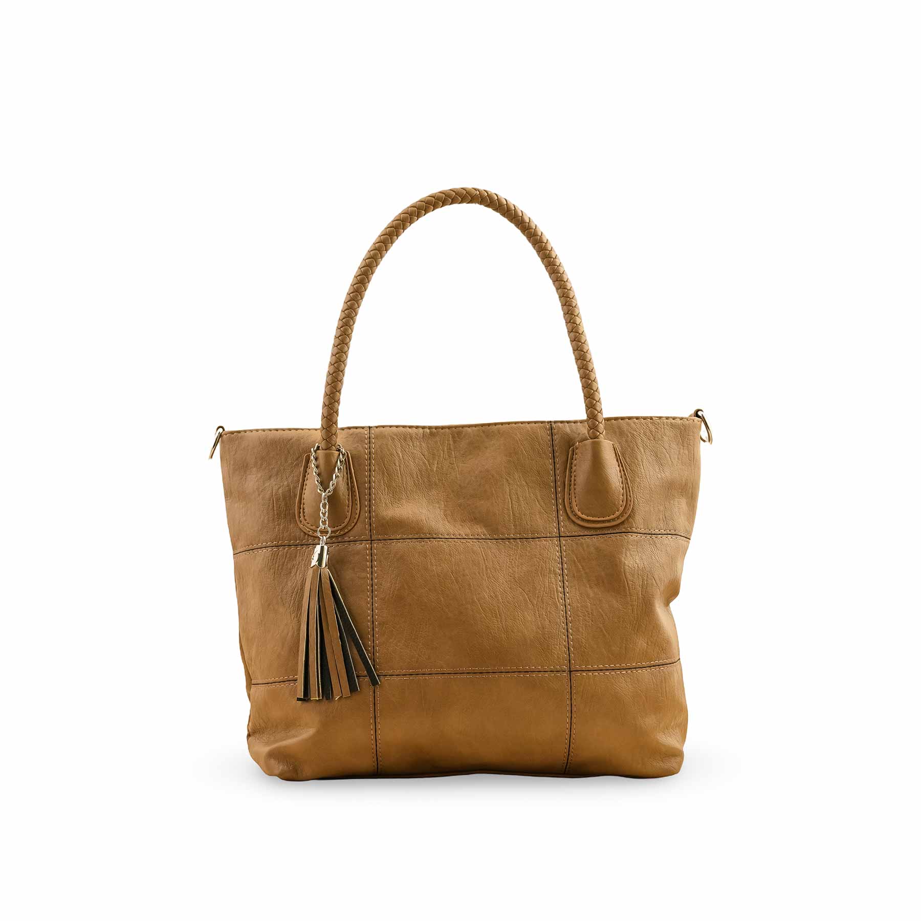 Beige Formal Shoulder Bag P36346