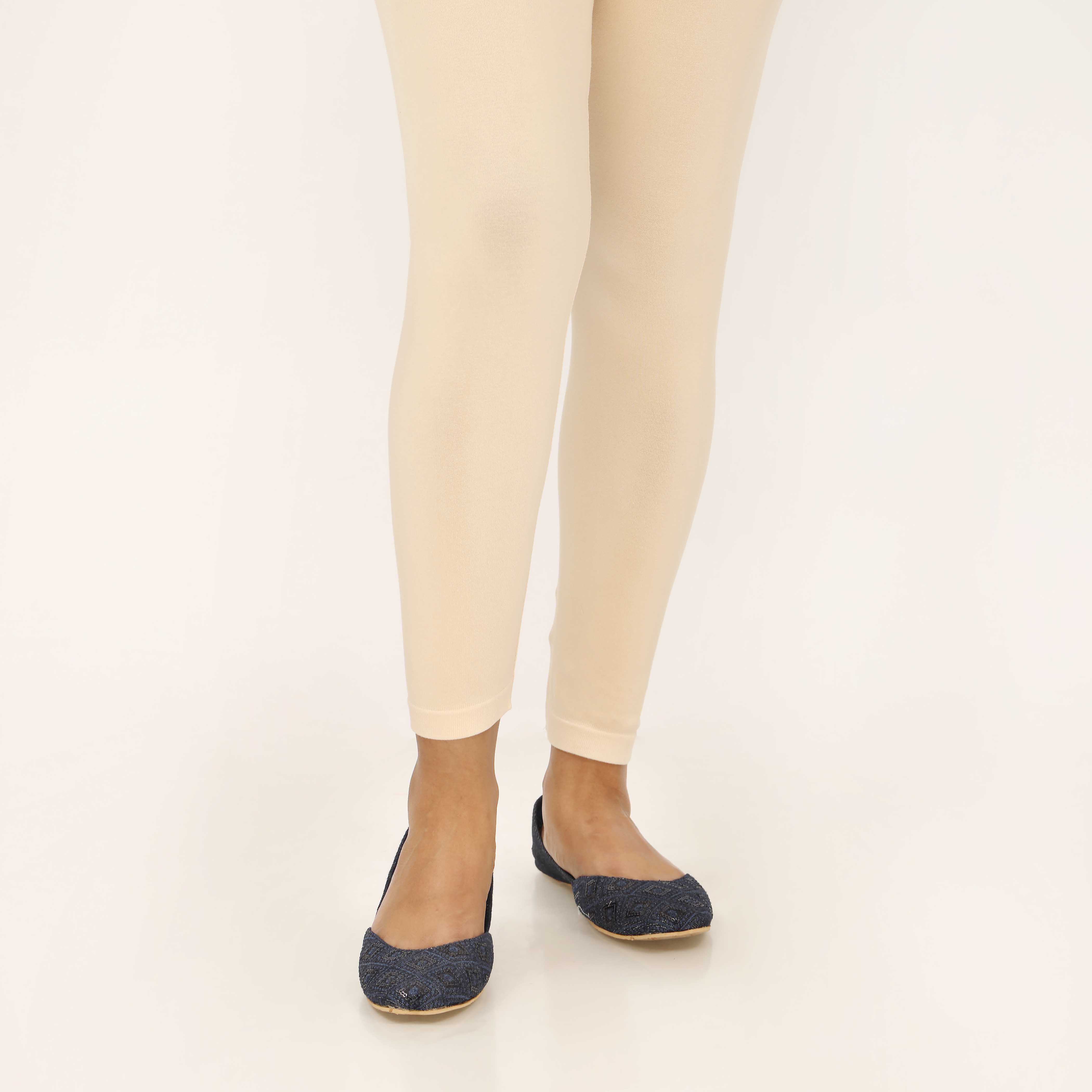 Beige Plain Tights PN2060 - Image 3