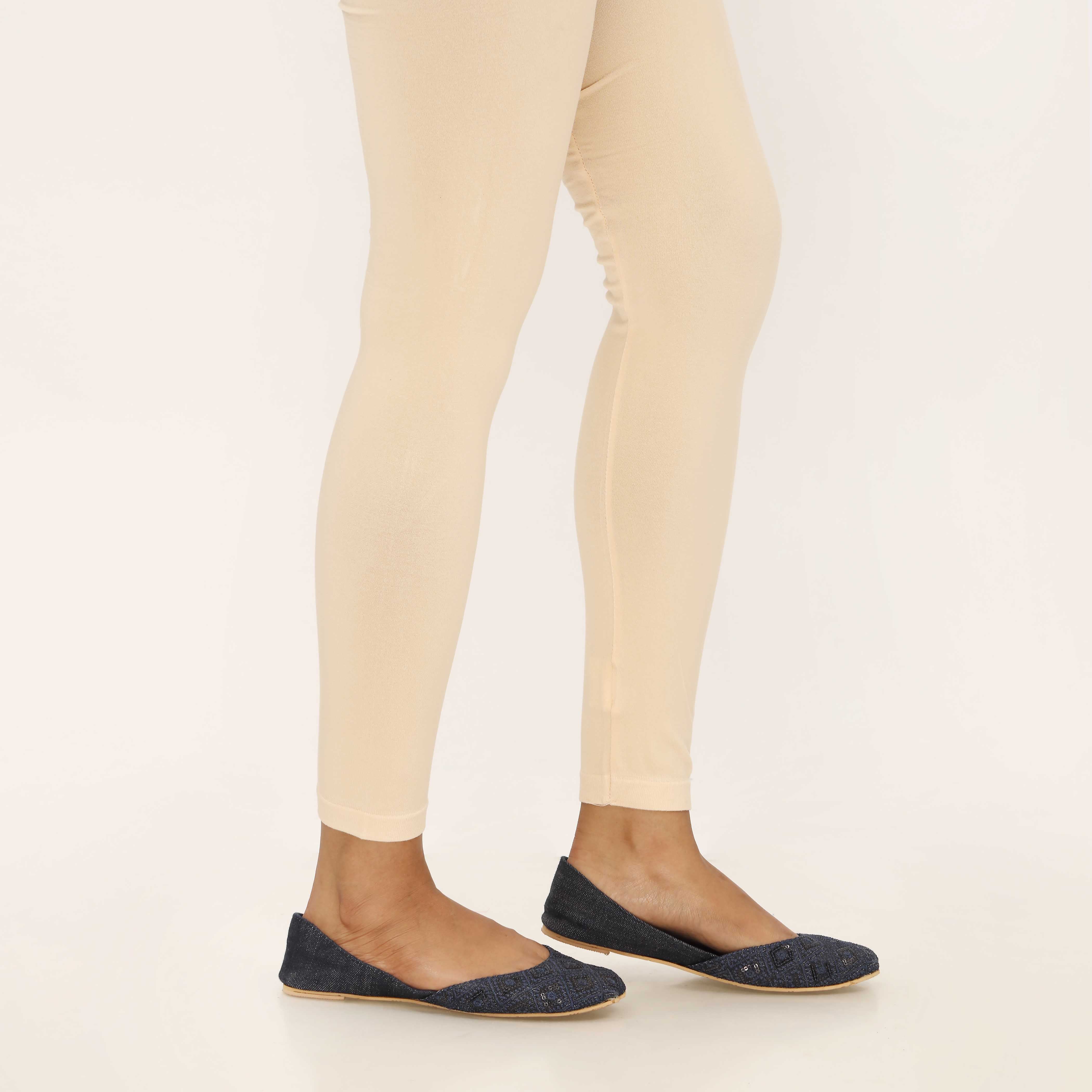 Beige Plain Tights PN2060 - Image 4