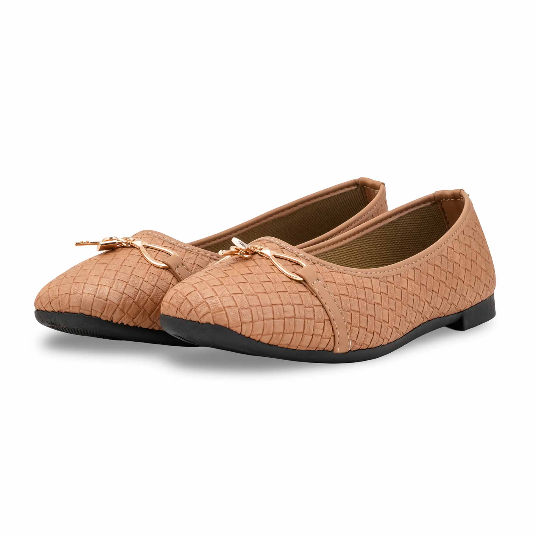 Beige Pumps For Ladies WN1276 - Image 3