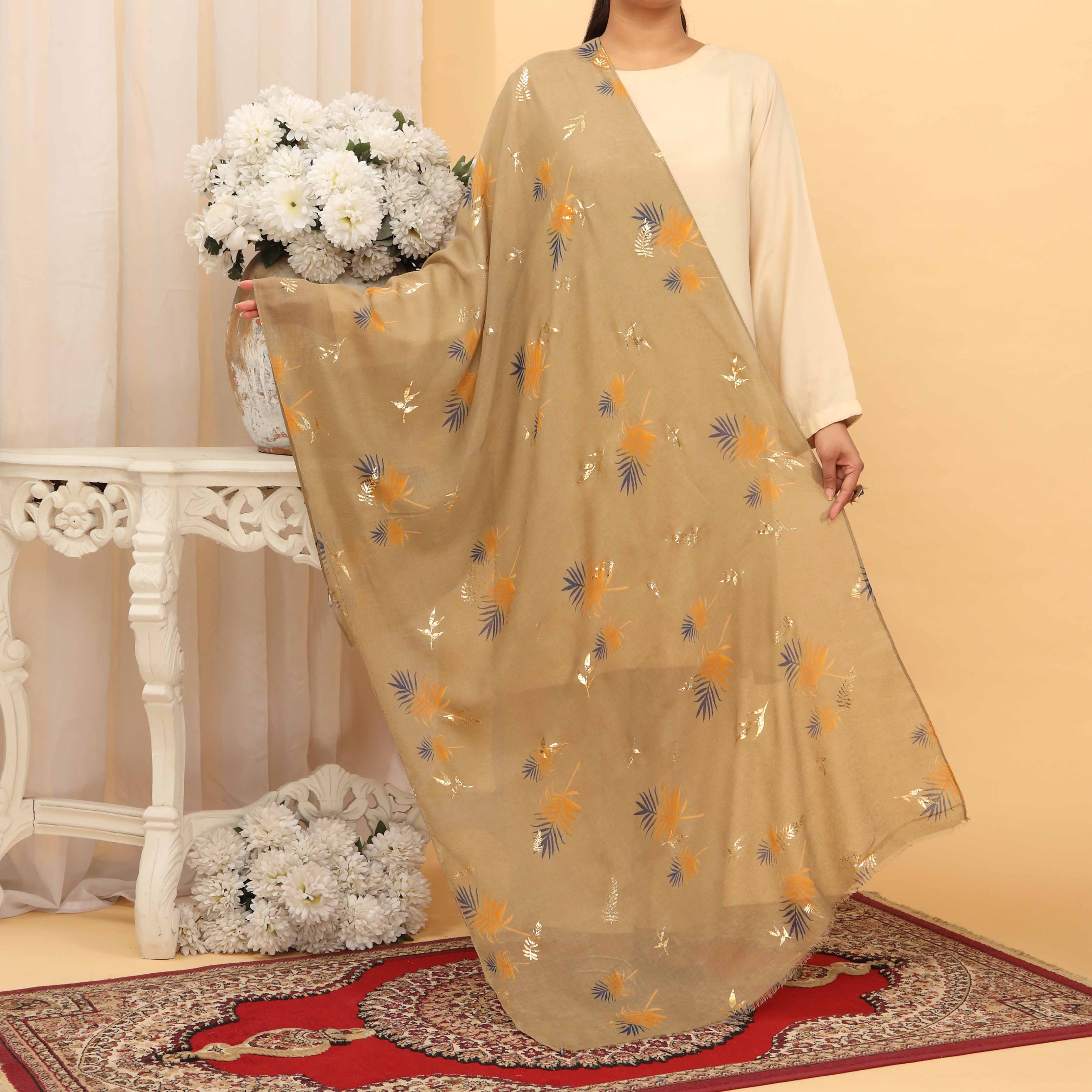 Beige Summer Stole  PD5060