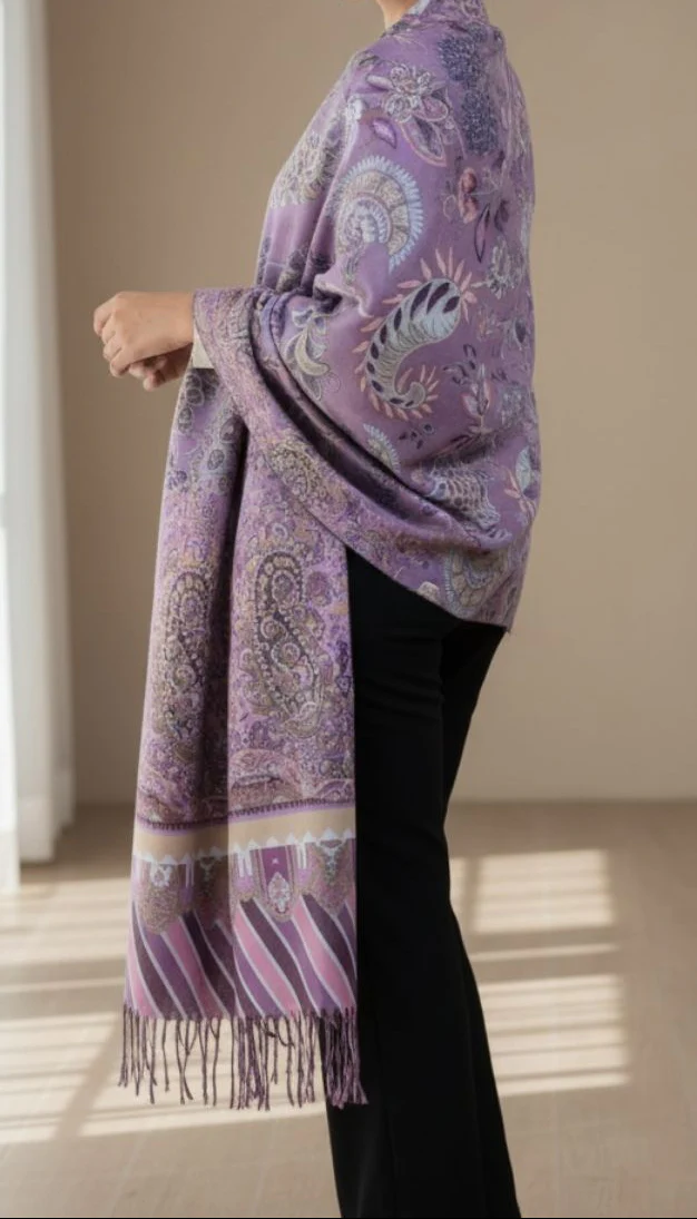 Beige Winter Stole PN5242
