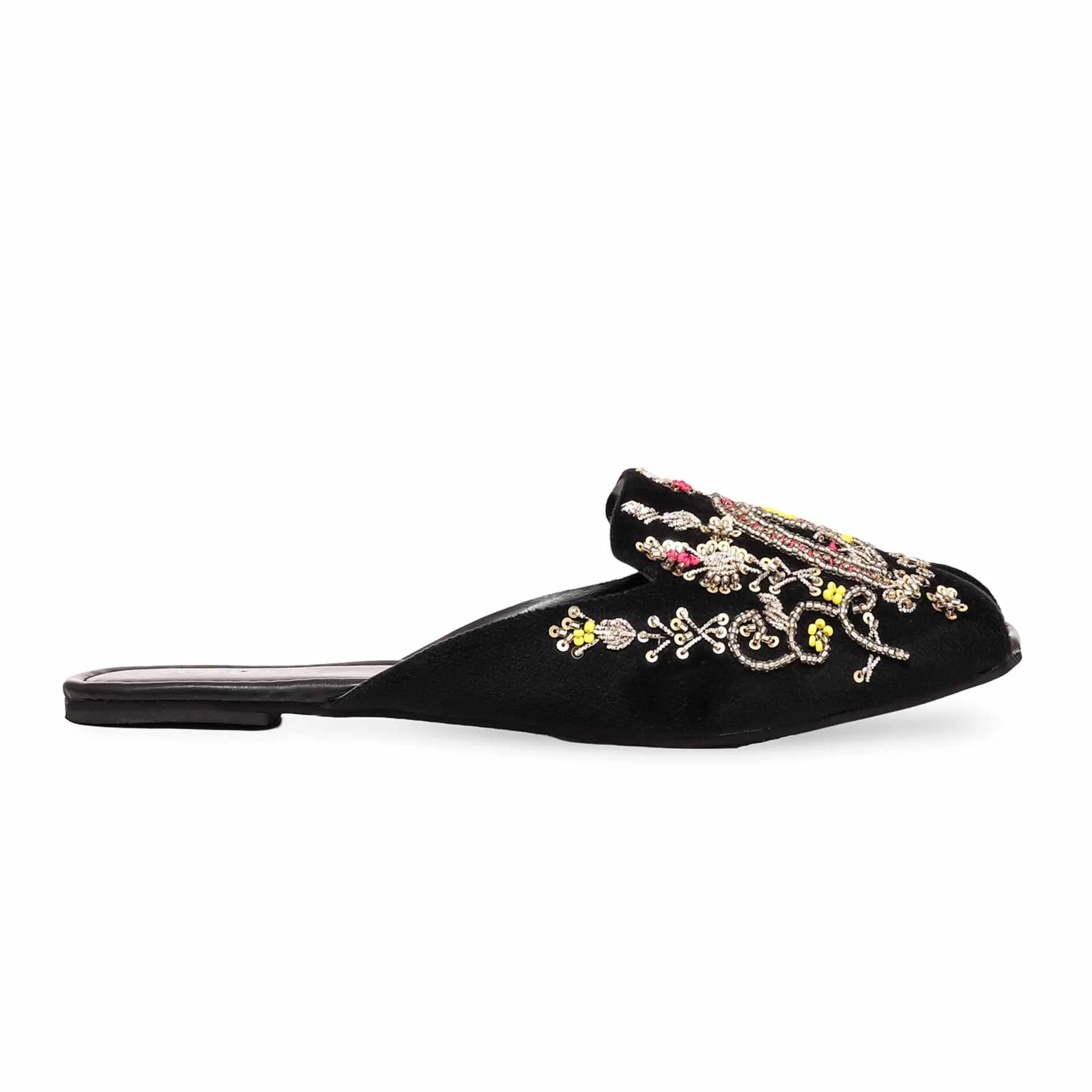 Black Back Open Khussa EC8488