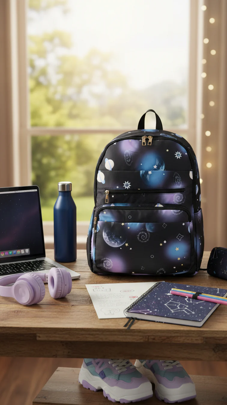 Black Casual Back Pack P47477