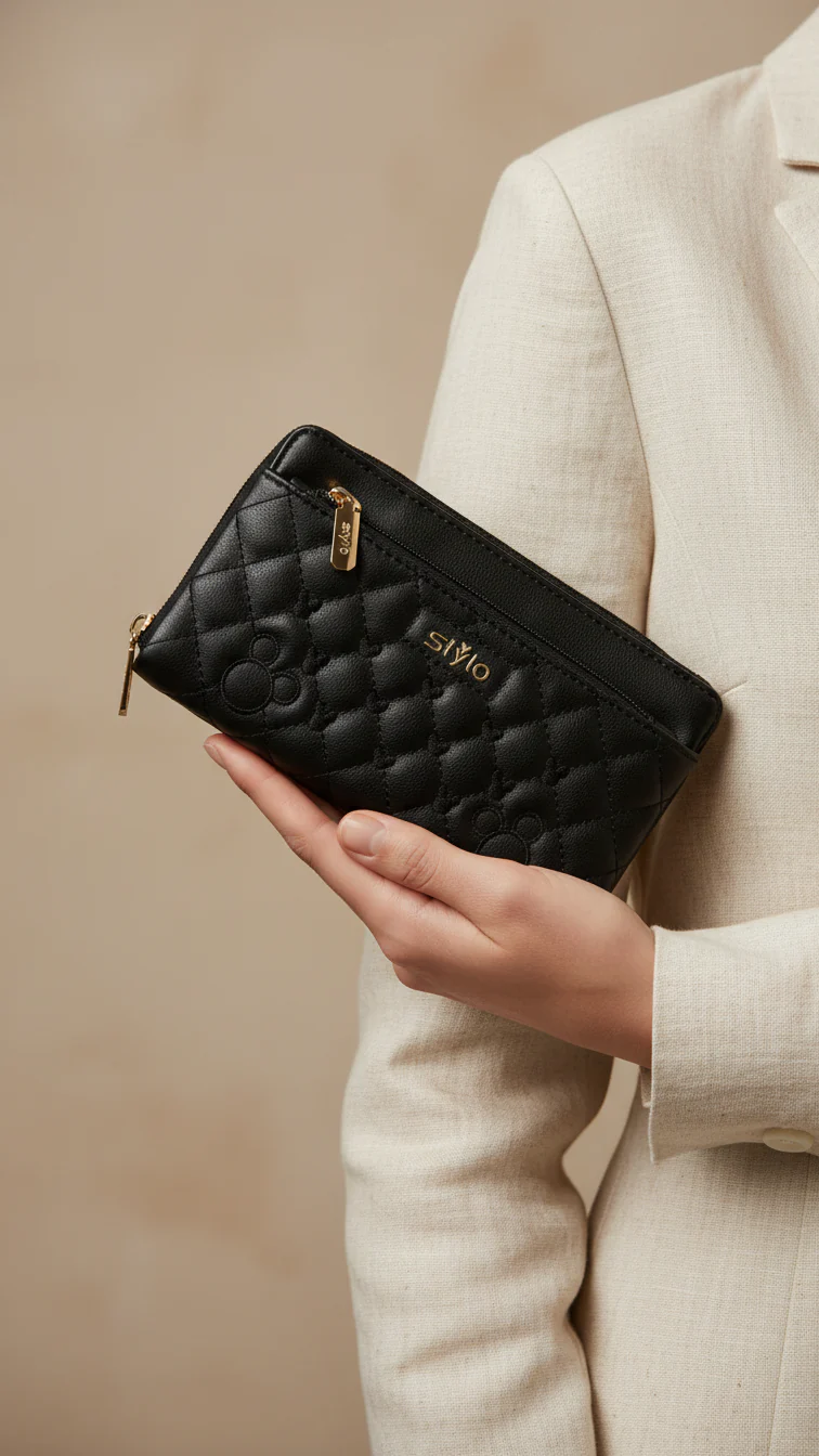 Black Casual Pouch P97640