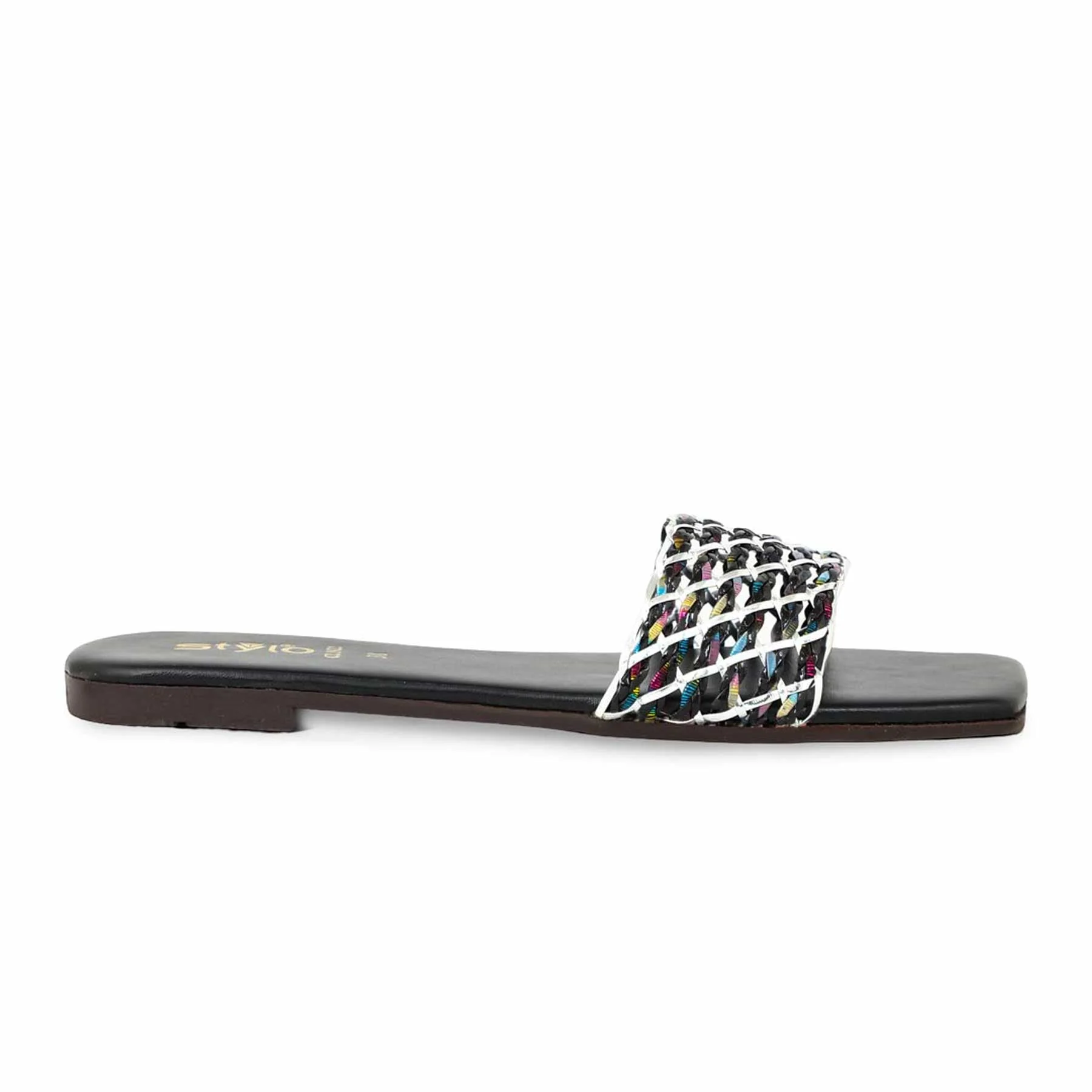 Black Casual Slipper CL1922 - Image 2