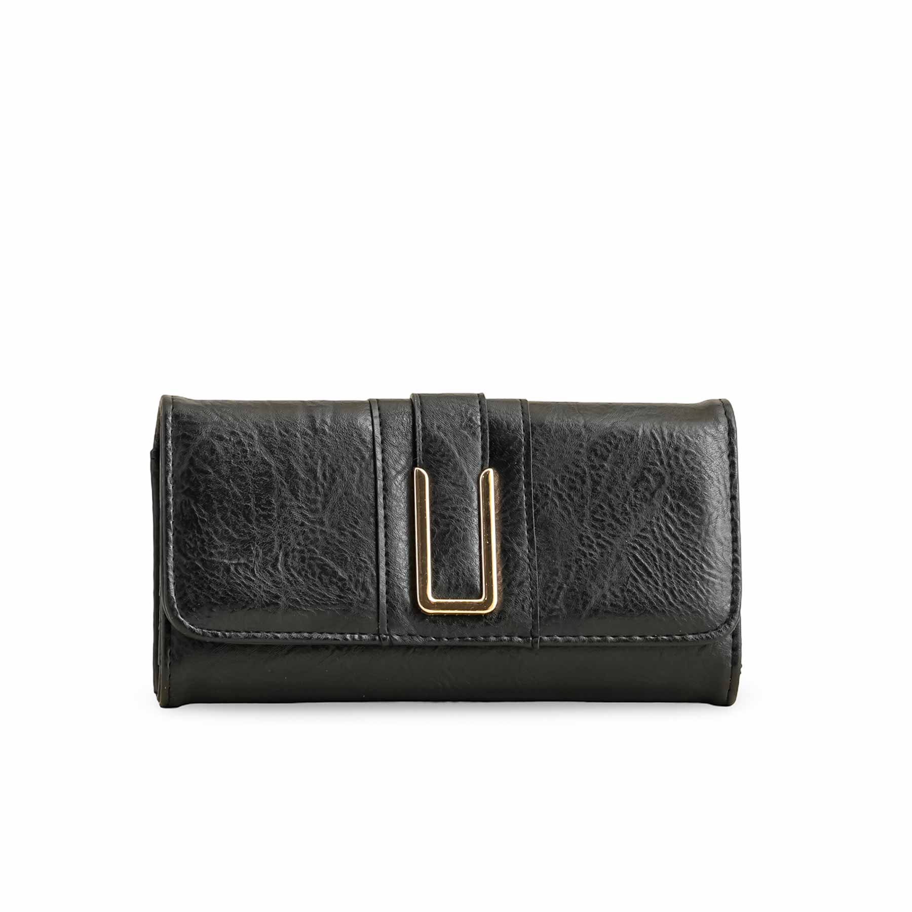 Black Casual Wallet For Women P70960 - Image 2
