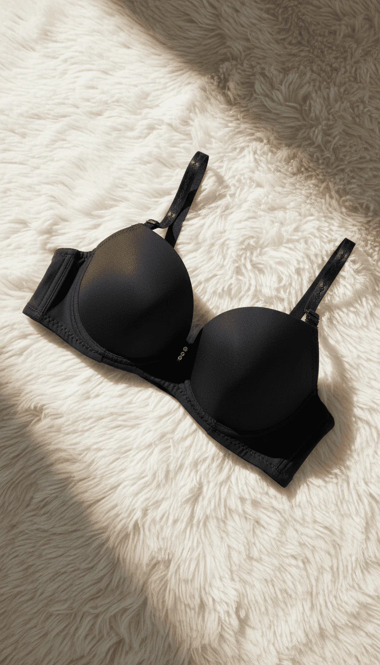 Black Cotton Bra For Women LB5009