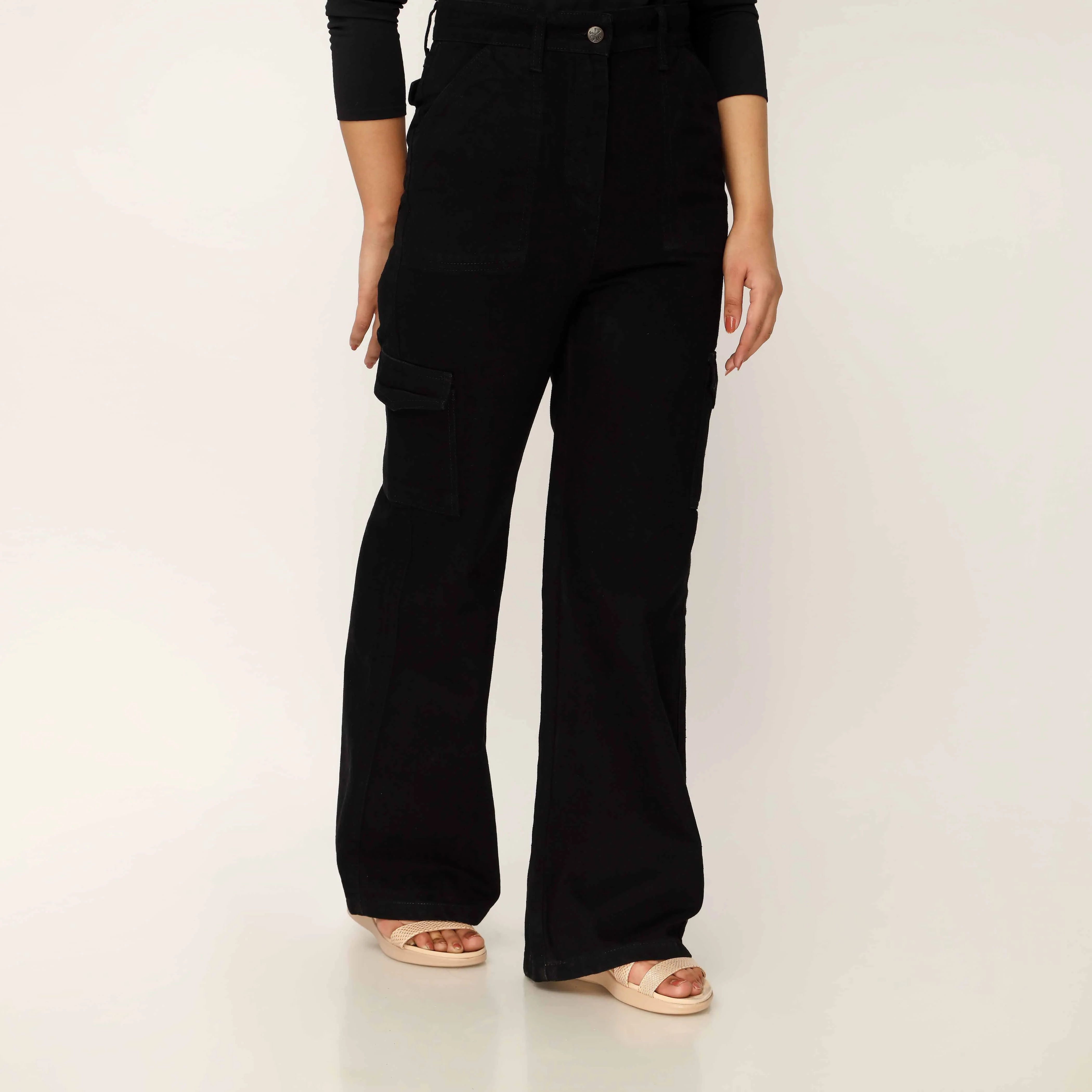 Black Denim Pant PP5043