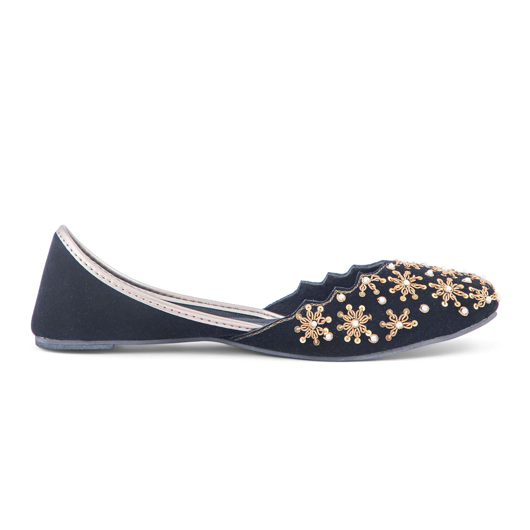 Black Fancy Khussa EC8470