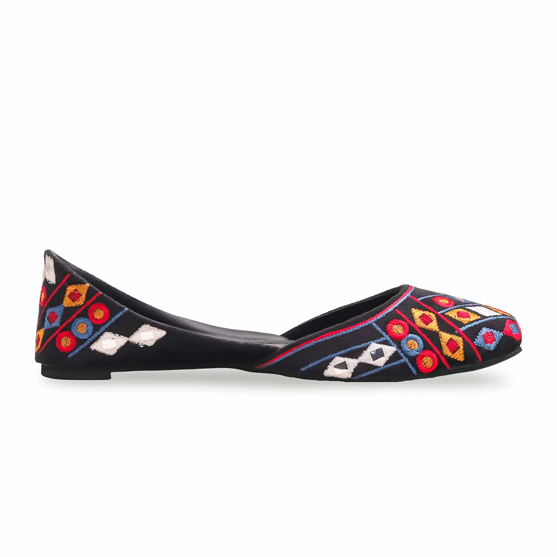 Black Fancy Khussa EC8523 - Image 2