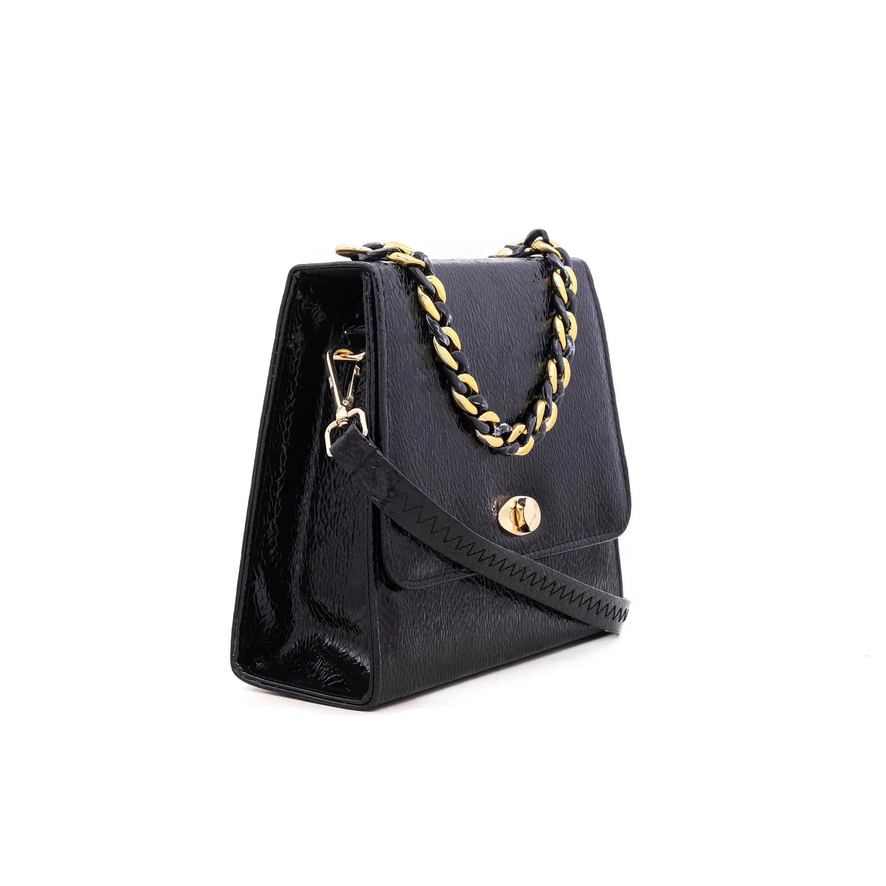 Black Formal Shoulder Bag P54305