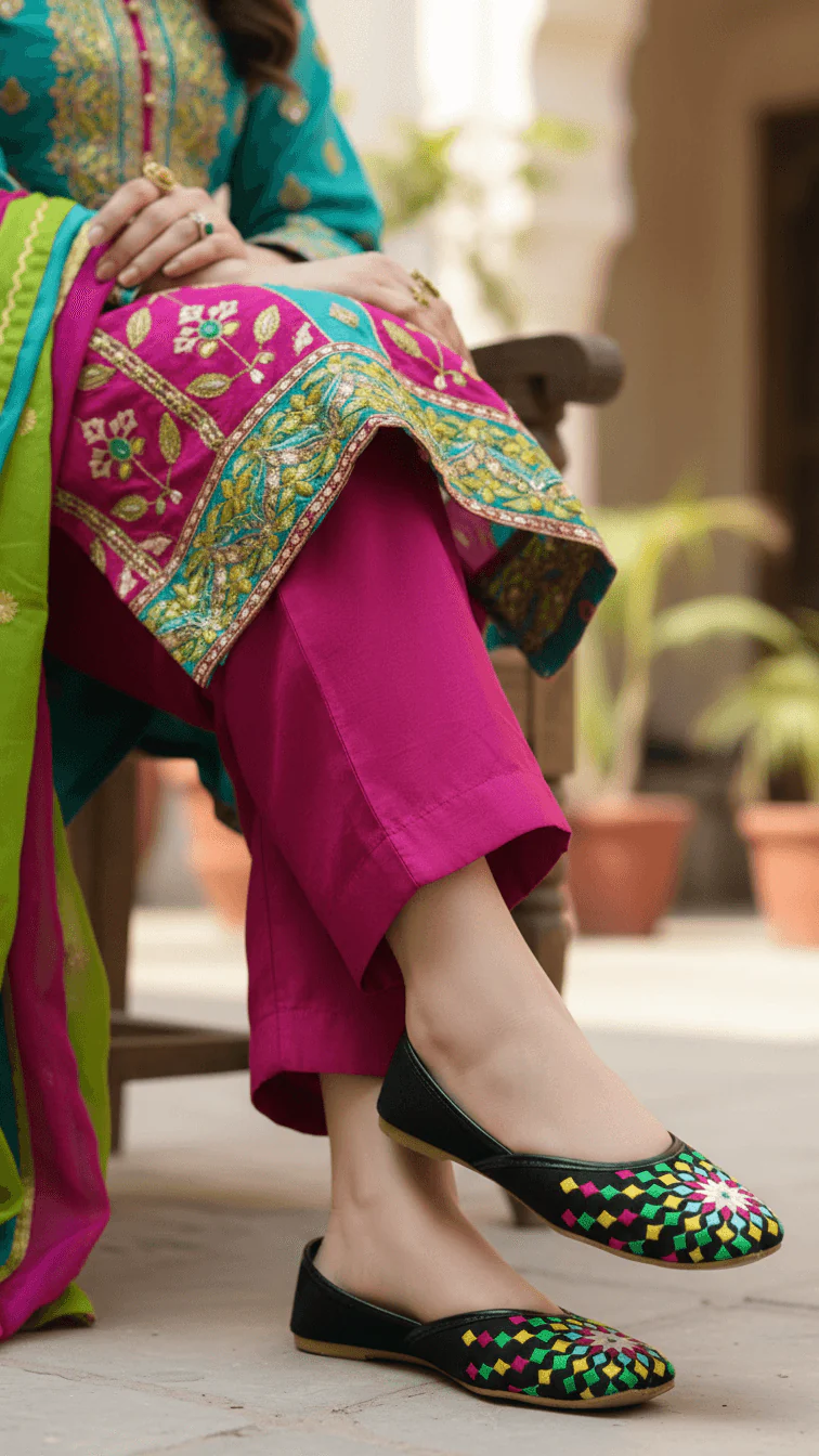 Black Formal Khussa EC8580