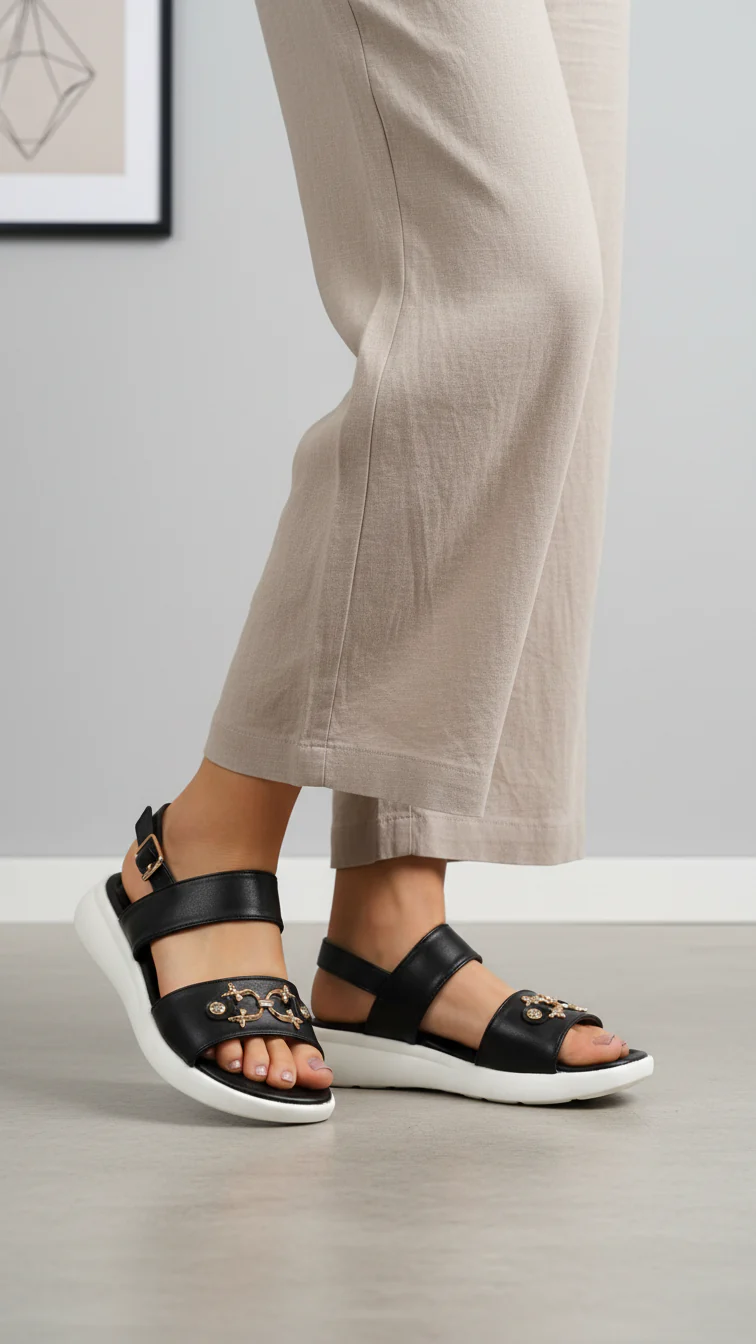Black Formal Sandal PU0470
