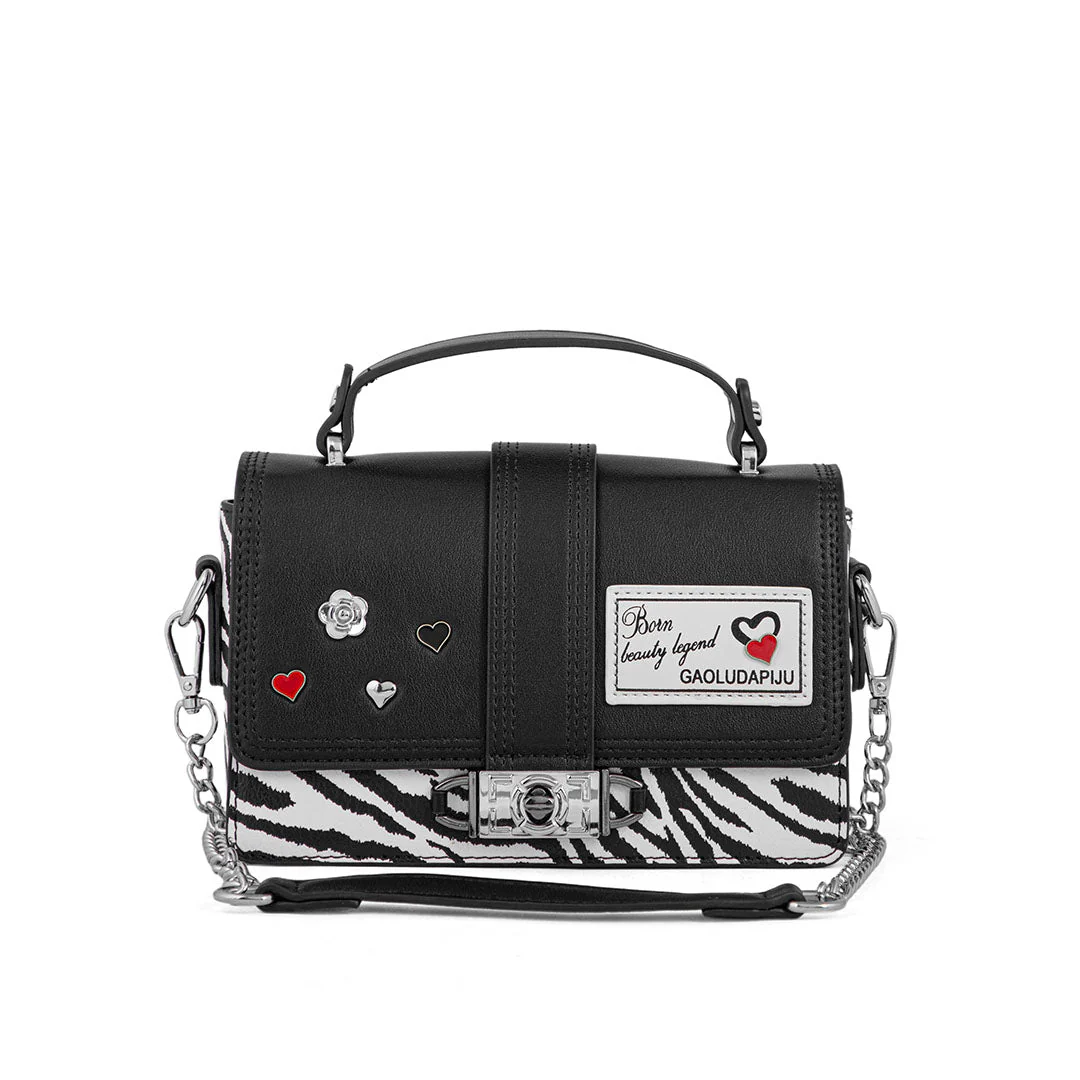 Black Formal Shoulder Bag P36296 - Image 2