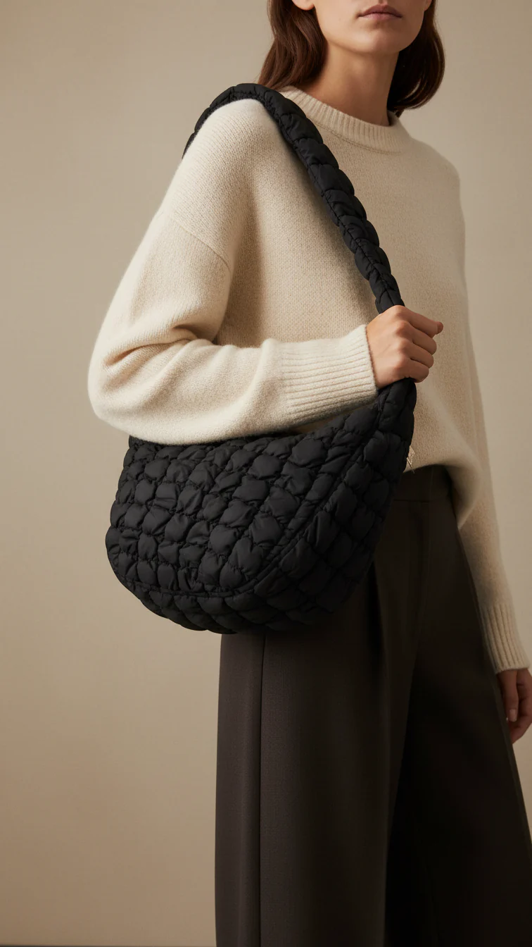 Black Formal Shoulder Bag P36320