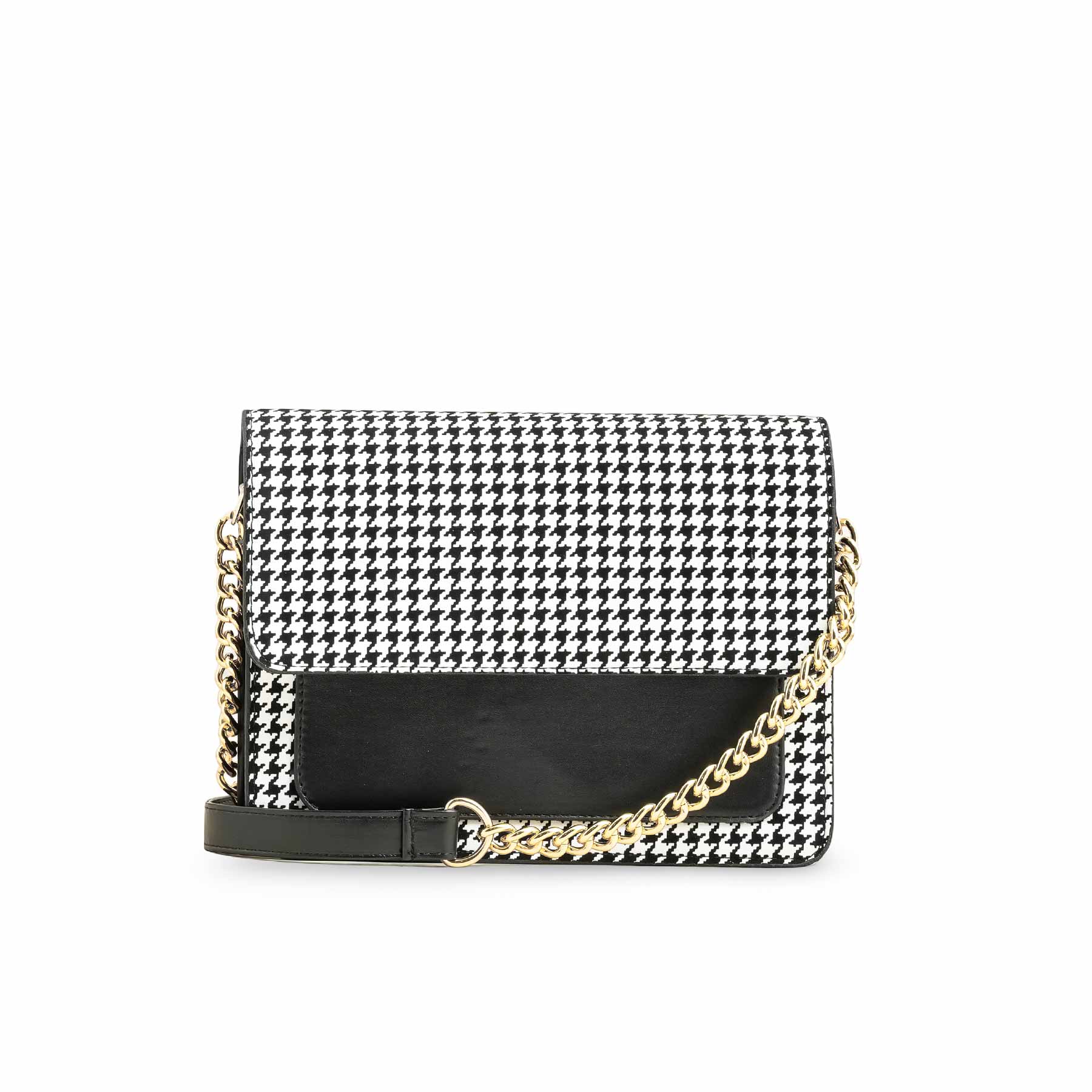 Black Formal Shoulder Bag P55721