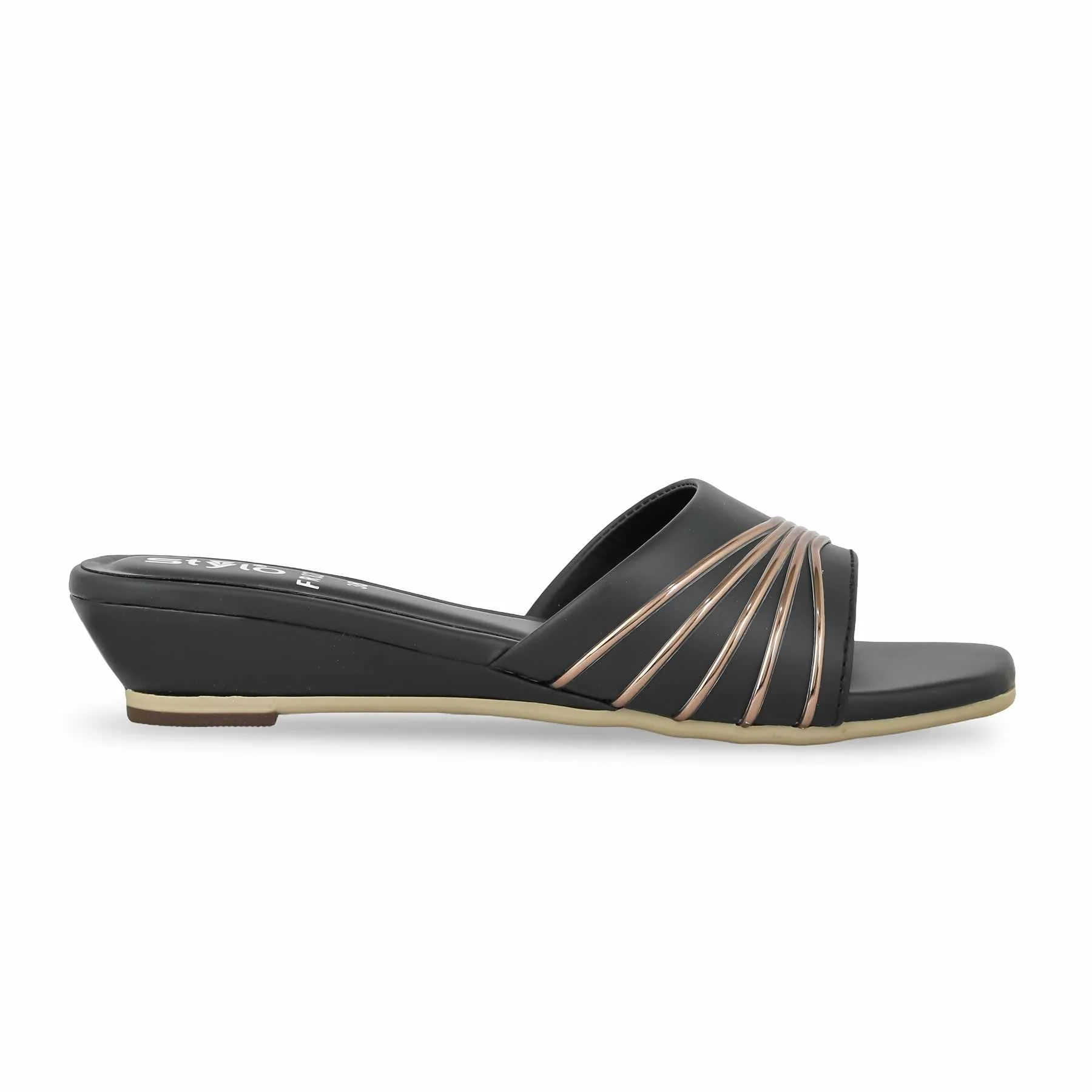 Black Formal Slipper FR8284 - Image 2