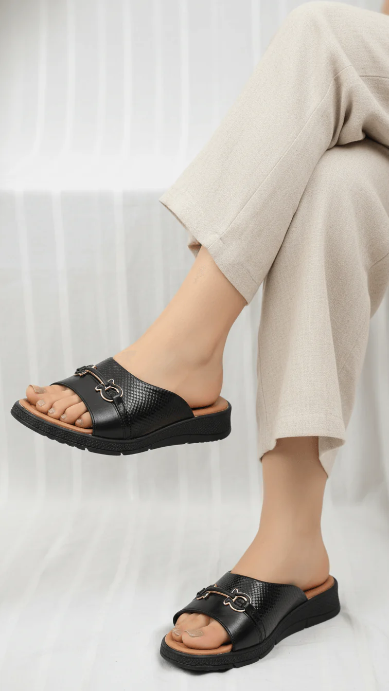 Black Formal Slipper PU0568