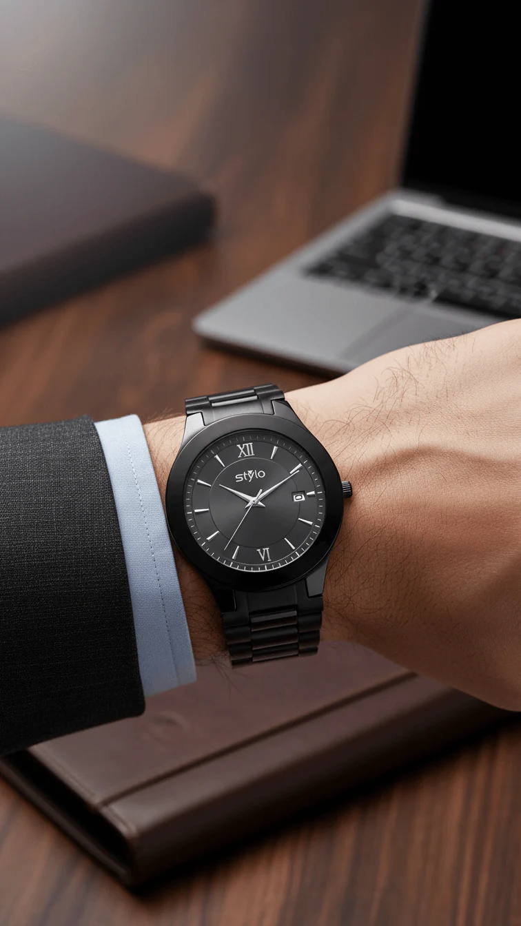 Black Gents Watch J34110