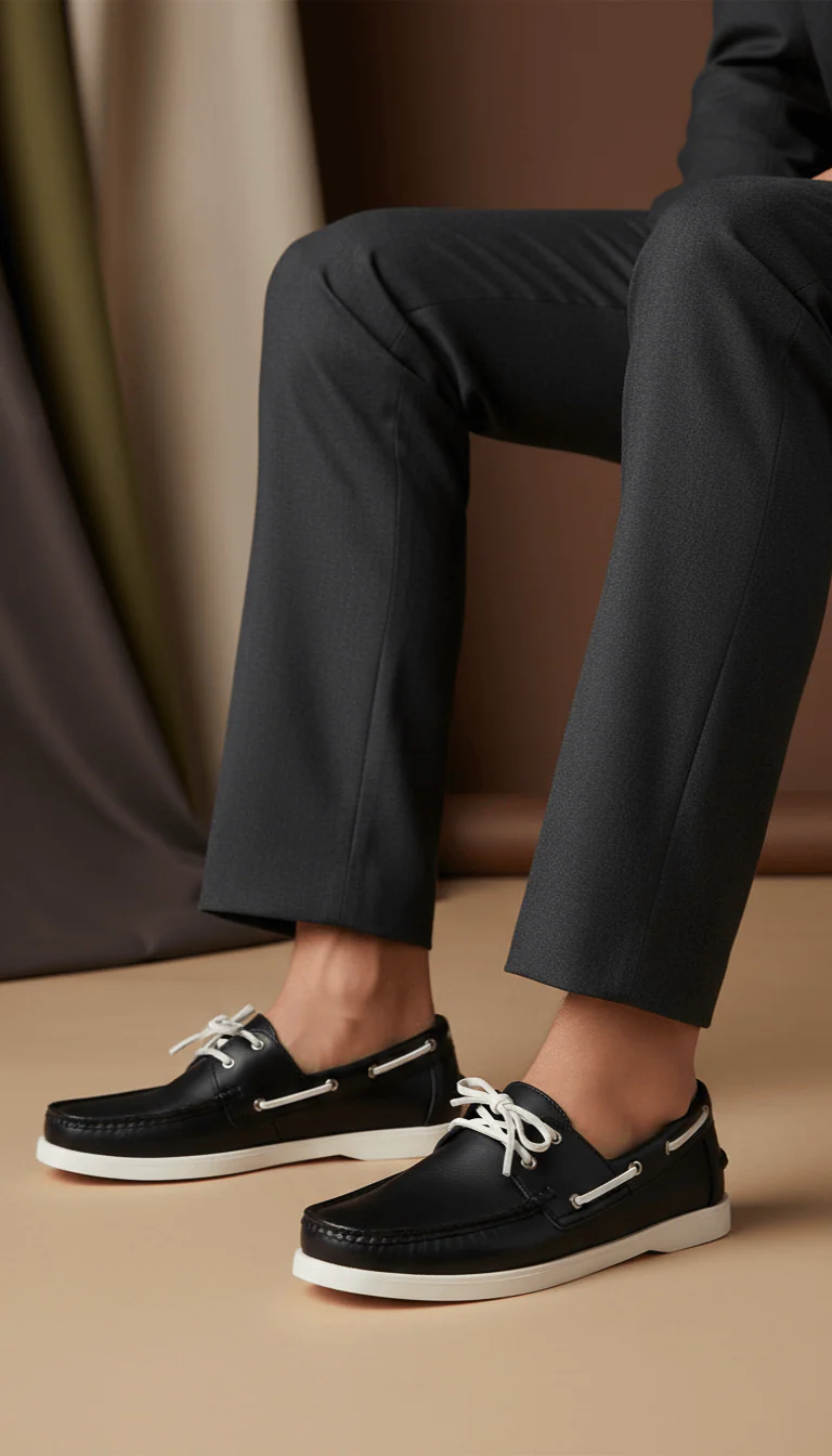 Black Moccasin For Women WN4521