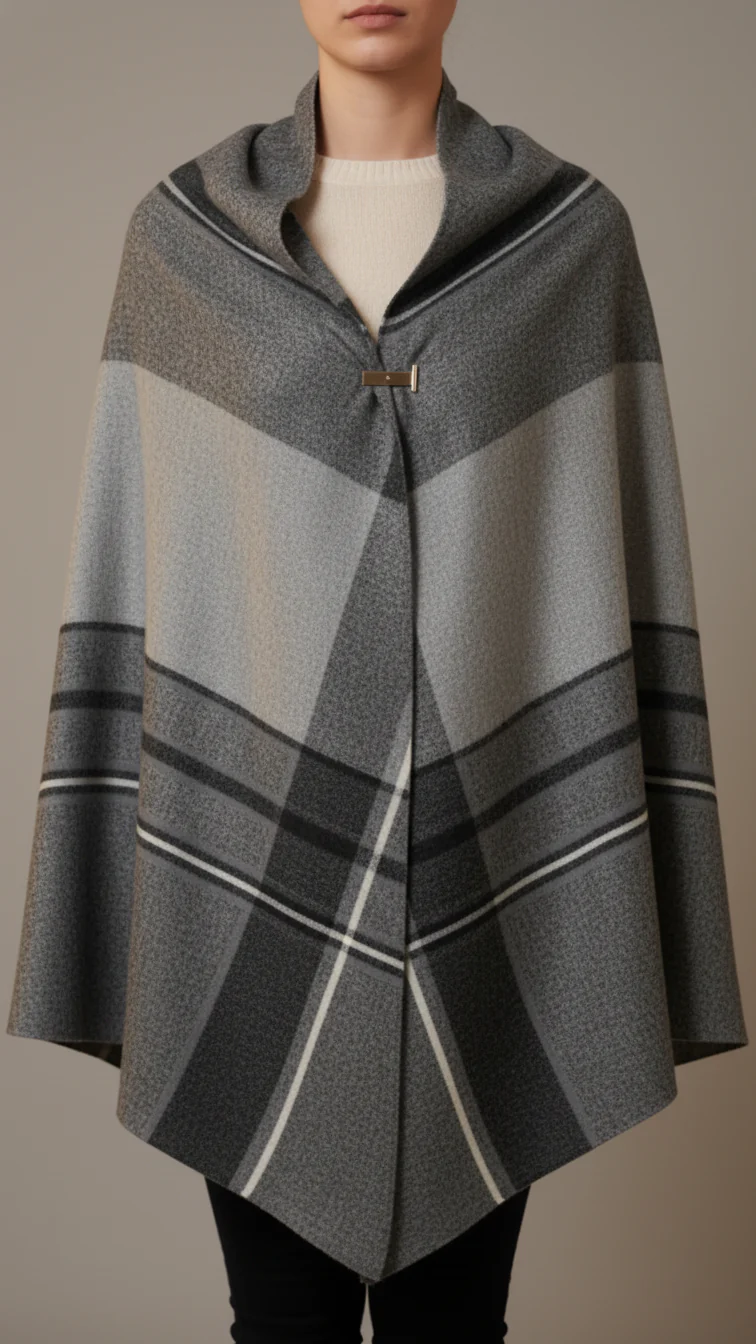 Black Winter Capeshawl PW5634