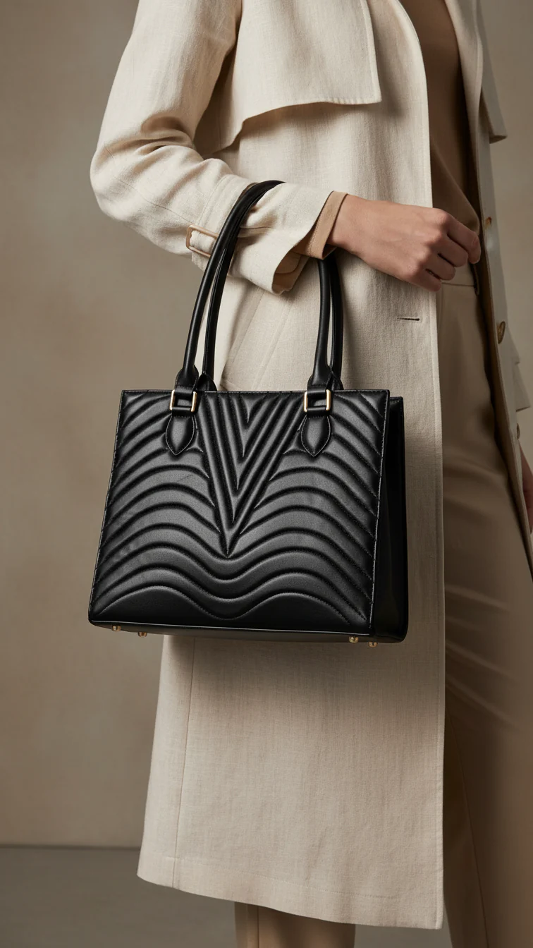 Black Women Formal Shoulder Bag P55726