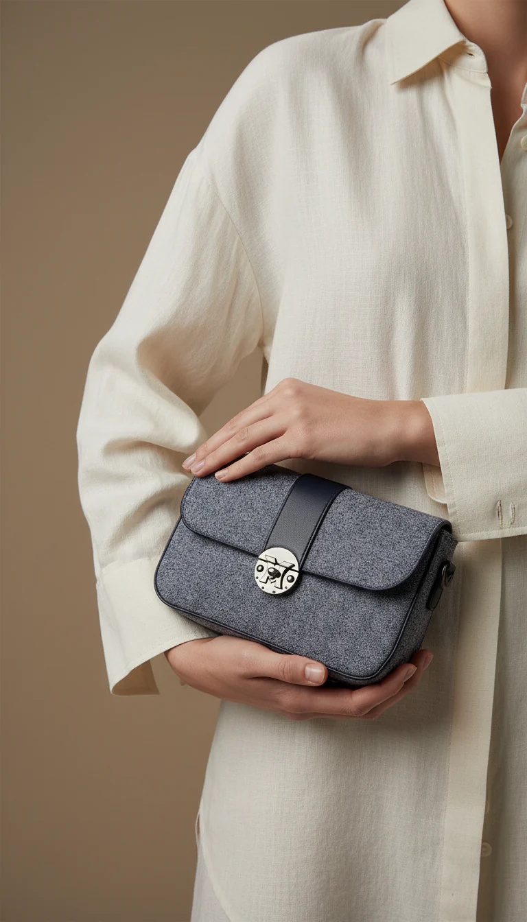 Blue Casual Pouch For Ladies P97678