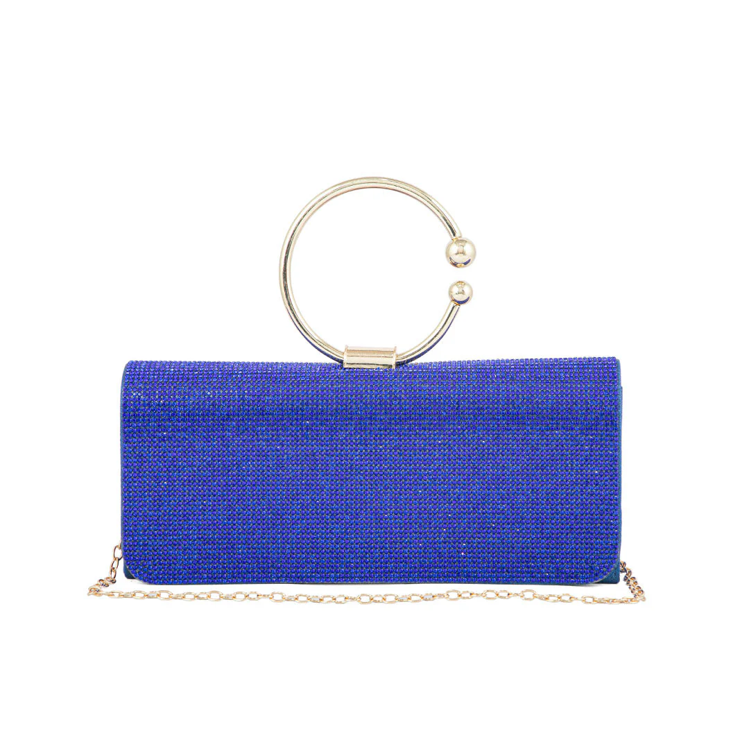 Blue Fancy Clutch P24329 - Image 2