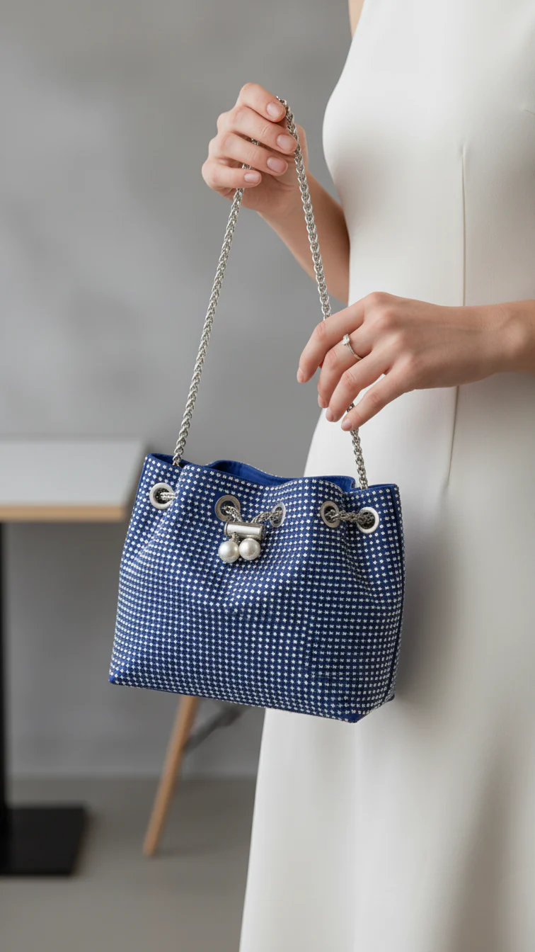 Blue Fancy Clutch P36204