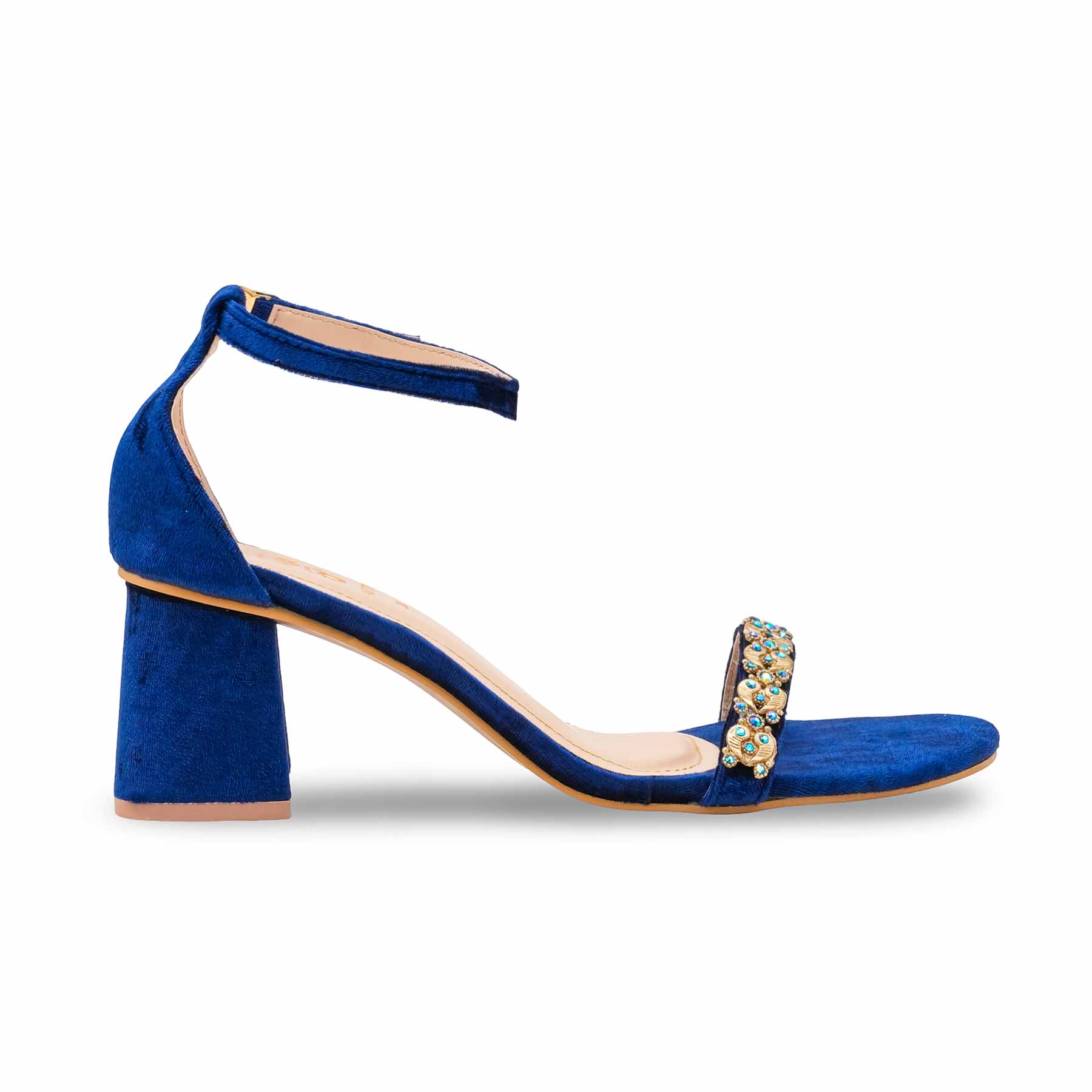 Blue Fancy Women Sandal FN6170 - Image 2