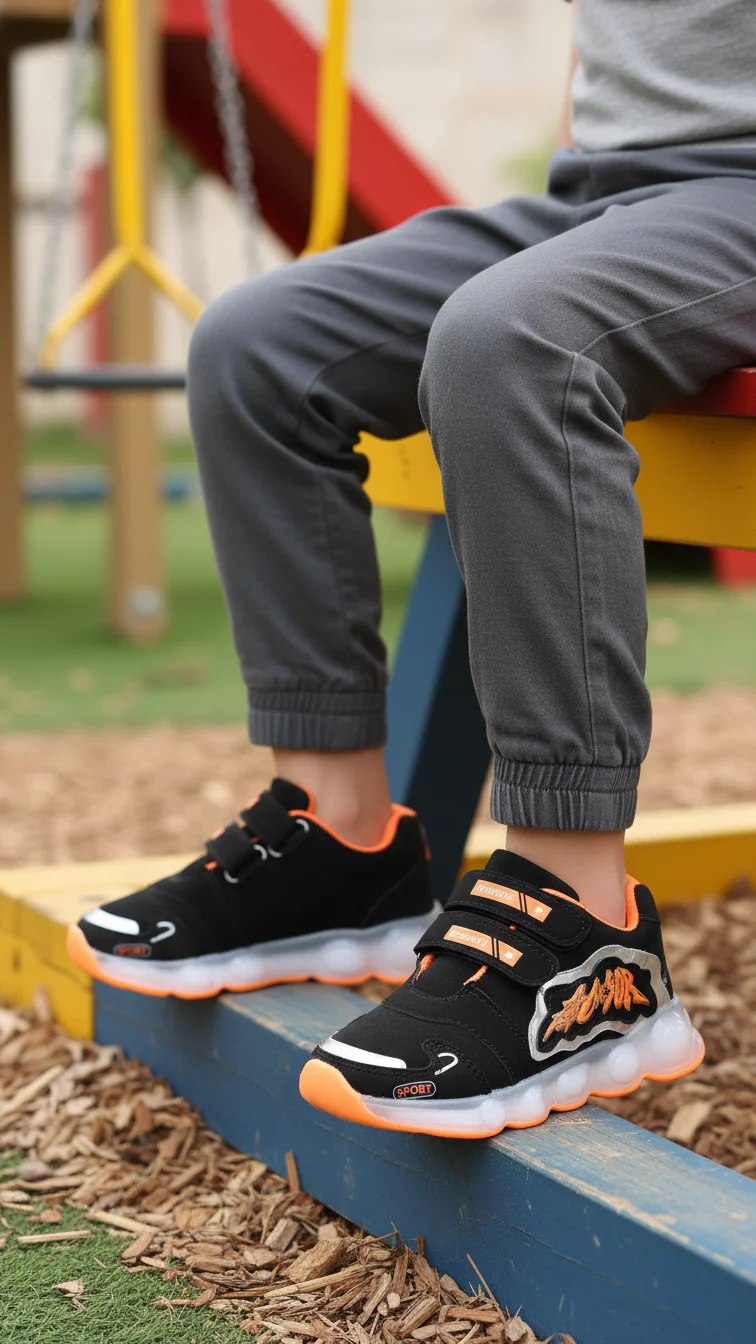 Boys Black Casual Jogger KD1844